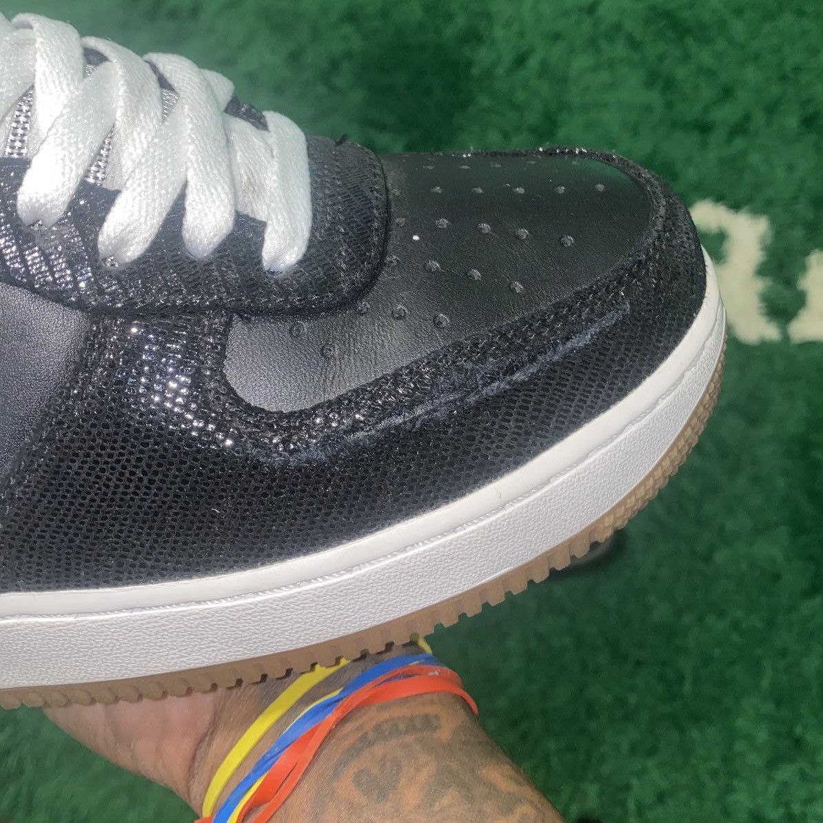 Nike Nike Air Force 1 Low “Sticky Rubber” G-44 2009 – Black/Red Size US 9 / EU 42 - 8 Thumbnail