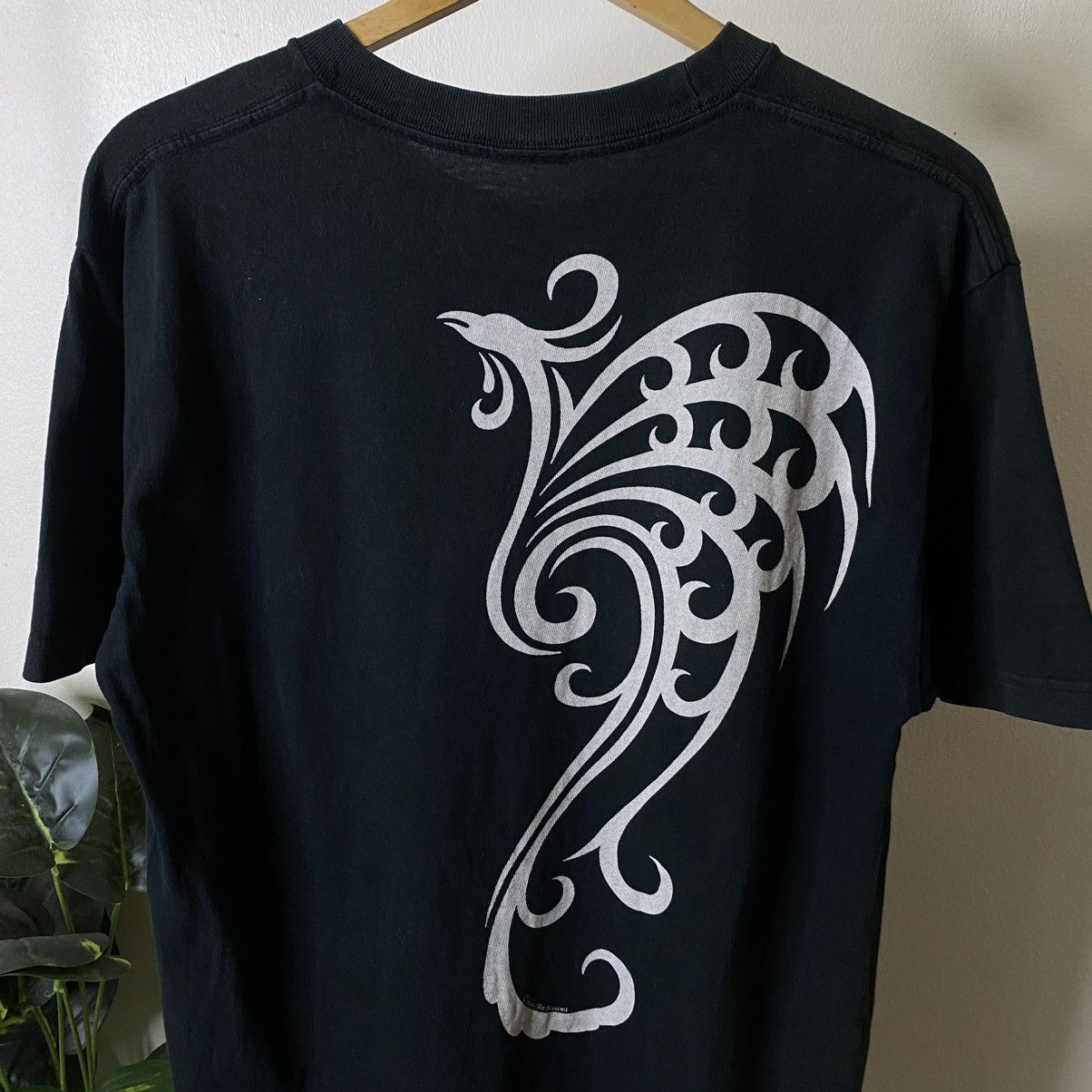 If Six Was Nine HabuBox Burning Pheonix Japanese Cyber Gothic Punk Grunge T Size US M / EU 48-50 / 2 - 2 Thumbnail