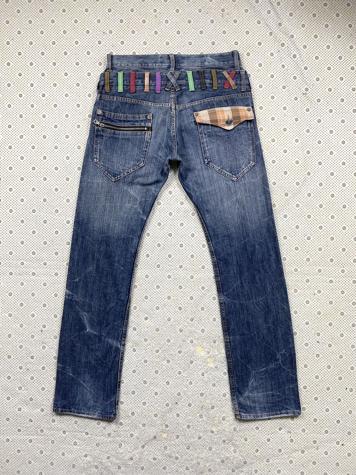 Hysteric Glamour Double Waist Light Jeans By Oririn Denim Size US 32 / EU 48 - 2 Thumbnail