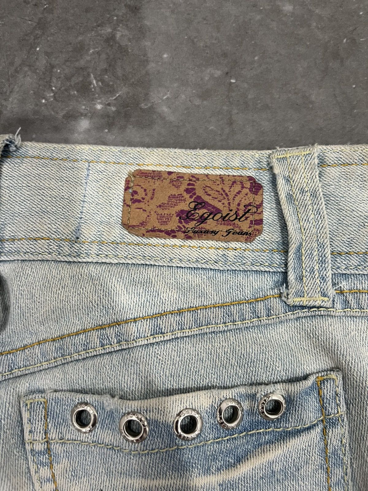 Japanese Brand Egoist flared jeans Size 30" / US 8 / IT 44 - 7 Thumbnail