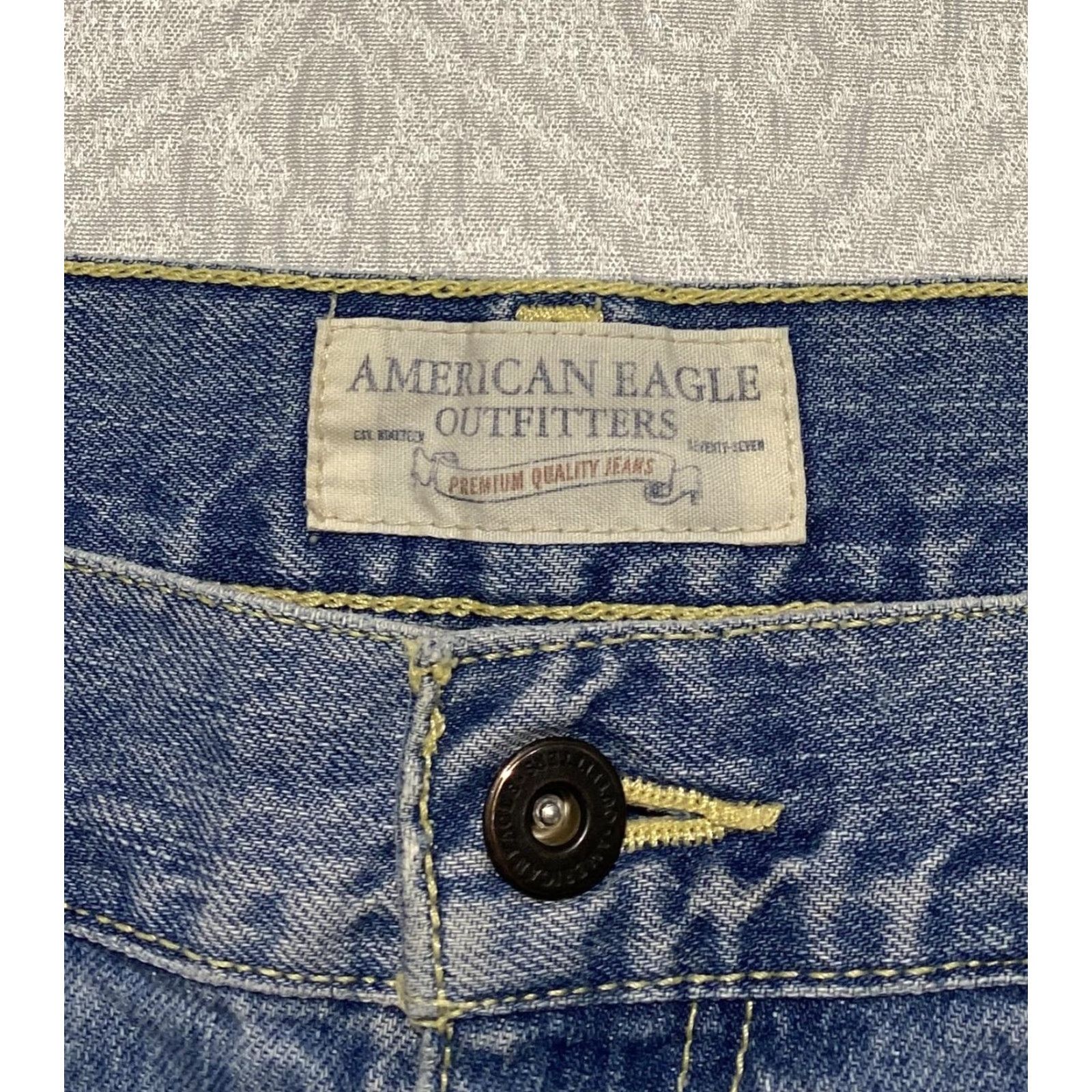 American Eagle Outfitters VINTAGE American Eagle Jeans Mens 32x32 Blue Relaxed Fit Carpenter Denim Pants Size US 32 / EU 48 - 5 Thumbnail