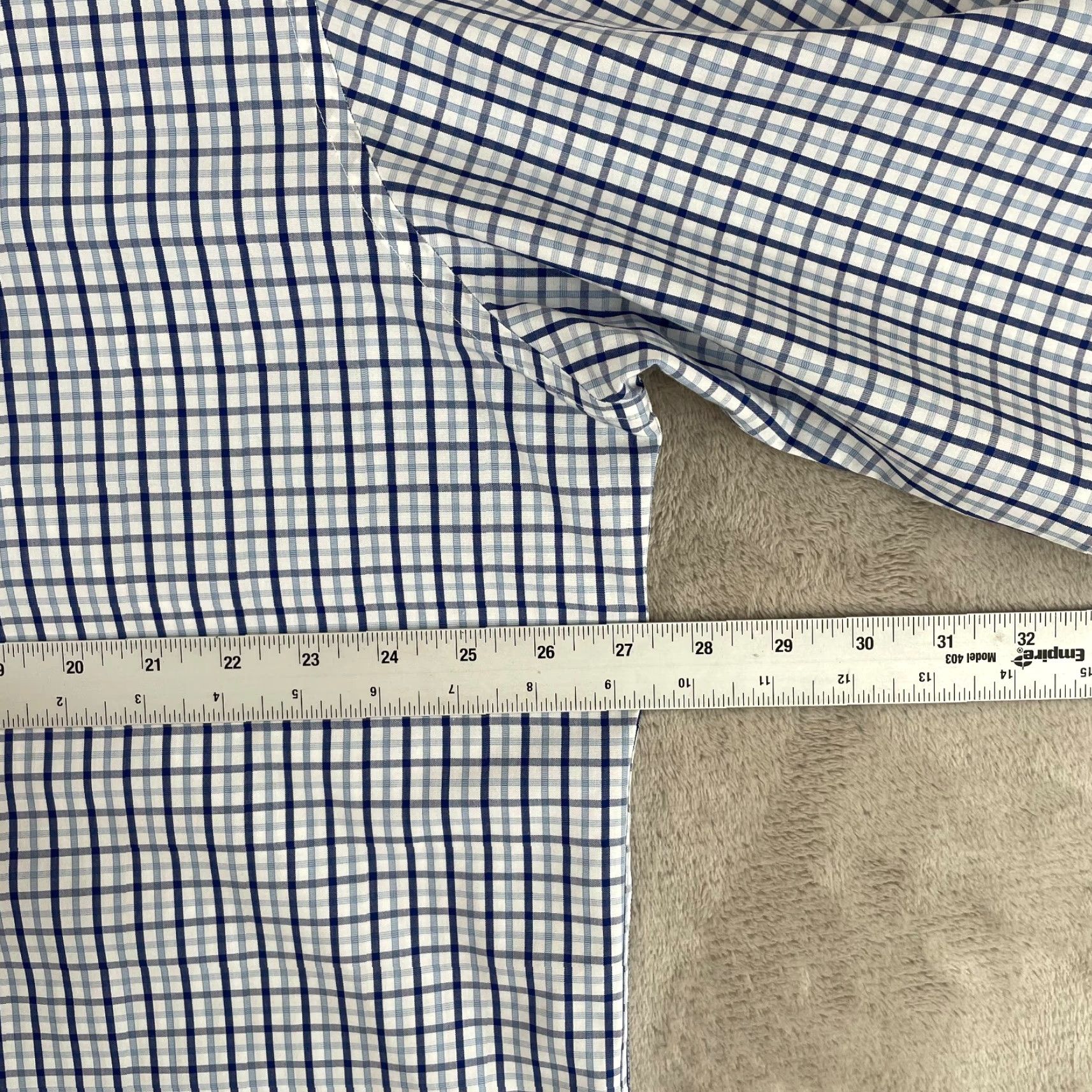 UNTUCKit UNTUCKit Ruffino Shirt Men 3XLT Tall Blue Plaid Wrinkle Free Long Sleeve Preppy Shirt Size US XXL / EU 58 / 5 - 5 Thumbnail