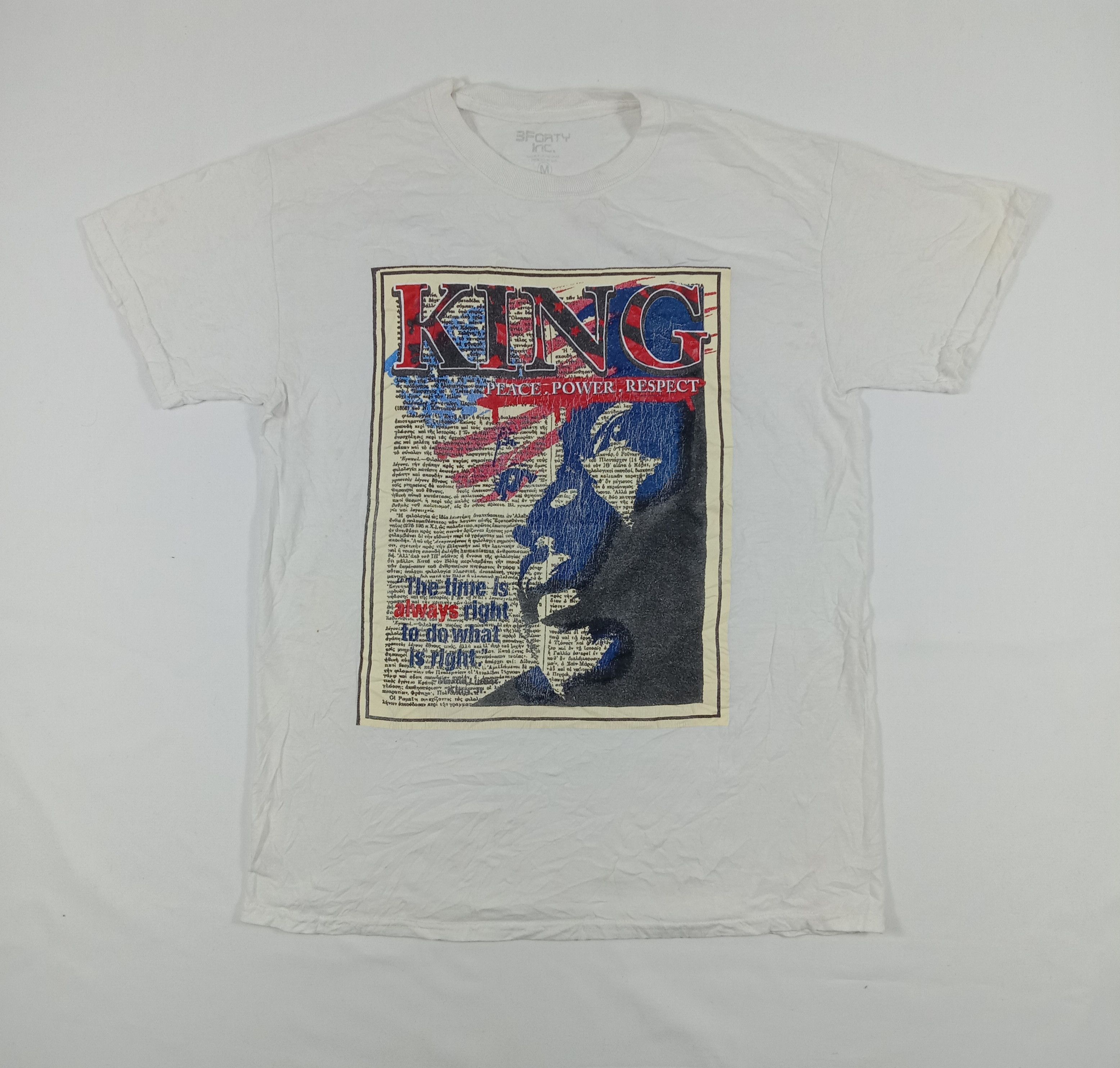Rap Tees Vintage Bforty Inc 'King' Over Printed T Shirt Size US M / EU 48-50 / 2 - 1 Thumbnail