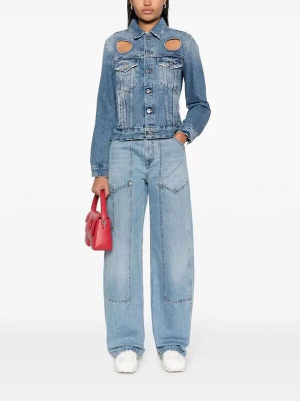 Off-White o1y1125 Denim Jacket in Blue Size S / US 4 / IT 40 - 5 Thumbnail