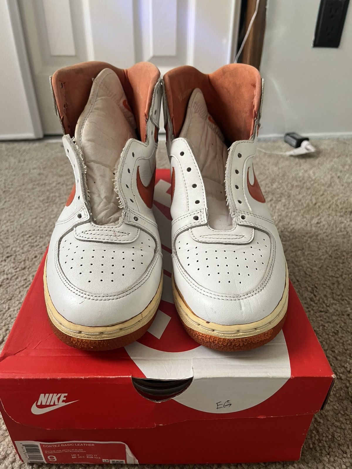 Nike Vintage Nike Team Convention High Orange Size US 10 / EU 43 - 2 Thumbnail