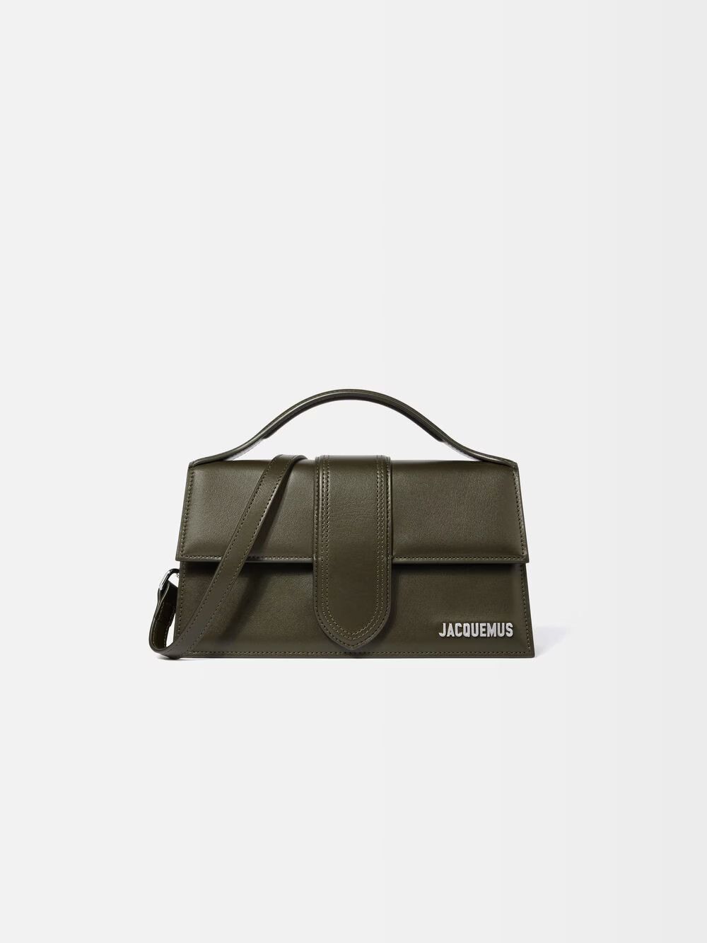 Jacquemus o1la1rc1a0925 Size: OS / Large Bambino Bag in Dark Khaki Size ONE SIZE - 1 Thumbnail