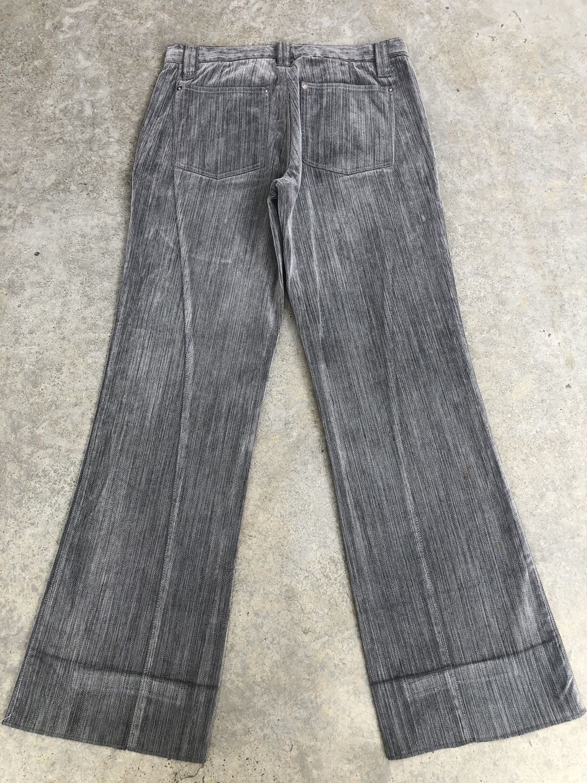 If Six Was Nine Japaneses Takaiq Flared Pants Distressed Jeans Size US 30 / EU 46 - 2 Thumbnail