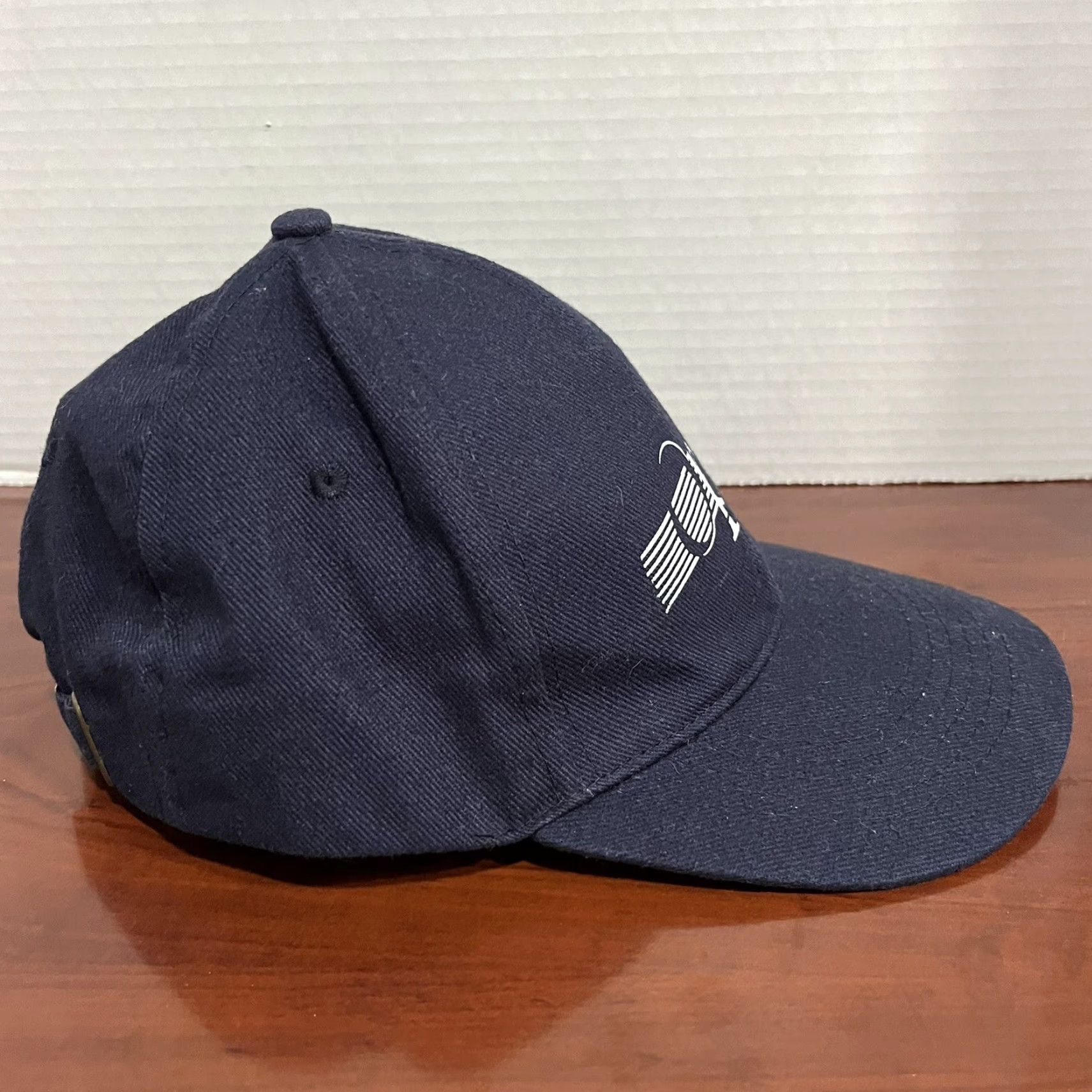 Vintage US Open Tennis Hat Cap Strap Back Navy Blue Adjustable Mens Cotton Smartflex Baseball Cap Sports 90s Mens Cap Size ONE SIZE - 5 Thumbnail