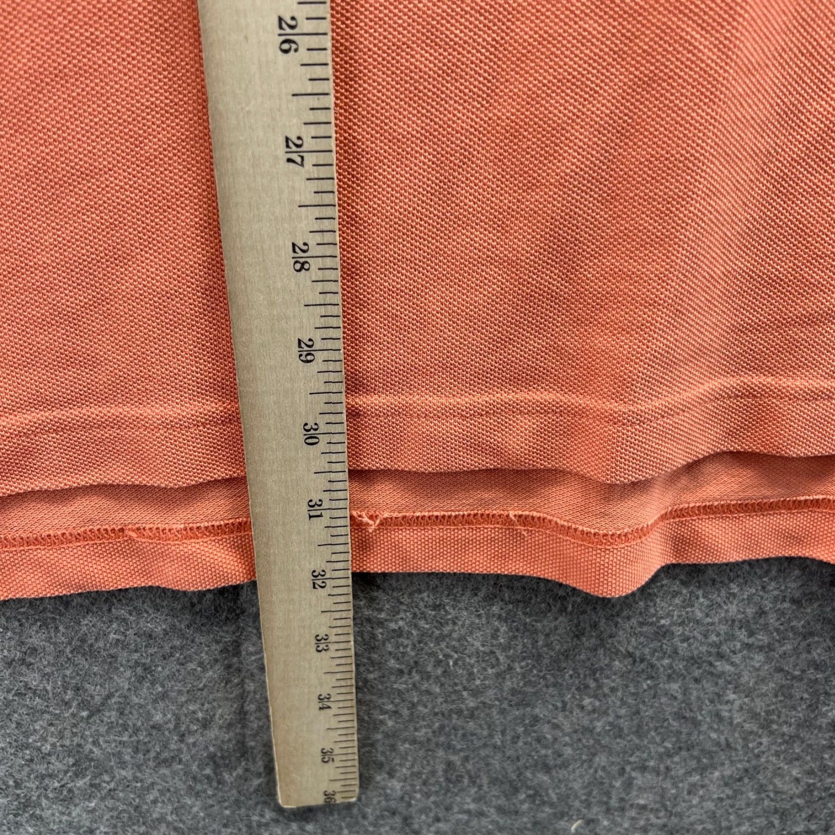 Brooks Brothers Brooks Brothers Polo Shirt Men XL Orange Solid Short Sleeve Button Collared Logo Shirt Length 32 in Size US XL / EU 56 / 4 - 7 Thumbnail