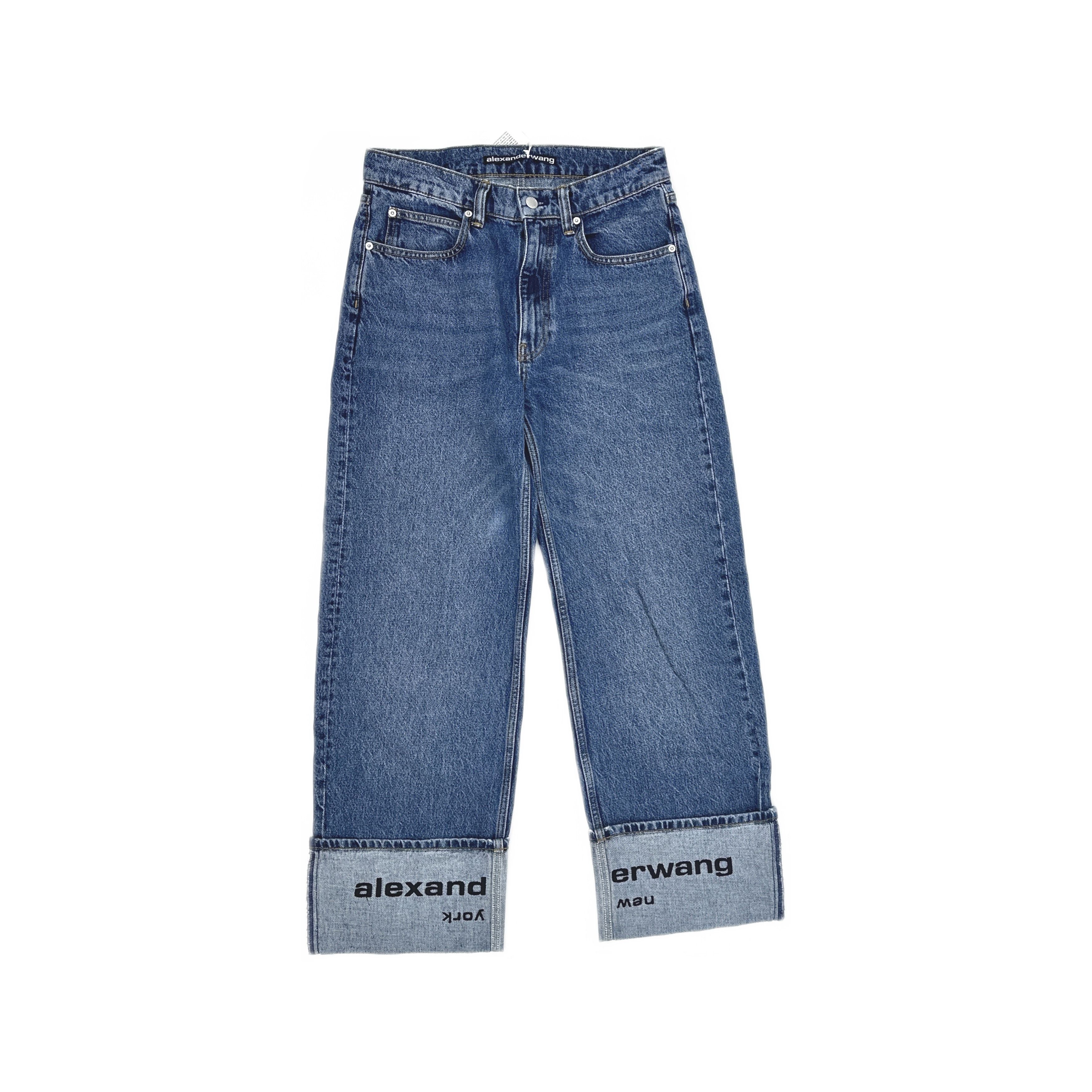 Alexander Wang Alexander Wang Embroidered Cuff Jeans Size 27 Size 27" / US 4 / IT 40 - 1 Thumbnail