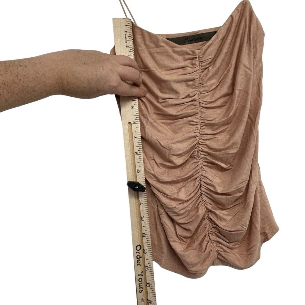 Enza Costa ENZA COSTA RUCHED CAMISOLE VISCOSE LYCRA WOMENS SIZE SMALL Size S / US 4 / IT 40 - 5 Thumbnail