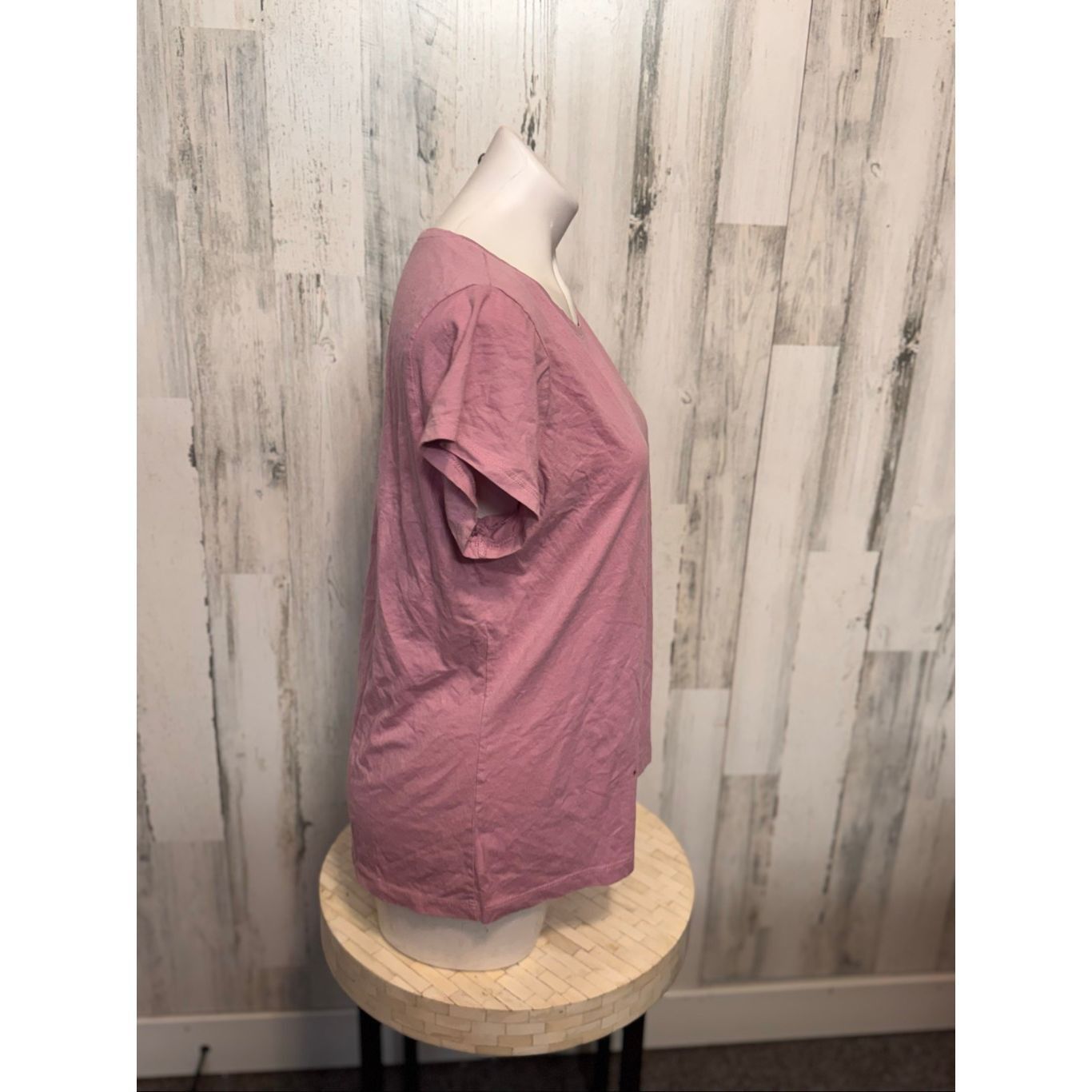 Other Beloved Woman Mauve Pink Short Sleeve Basic Cotton Tee 3XL Size 3XL / US 20-22 - 5 Thumbnail