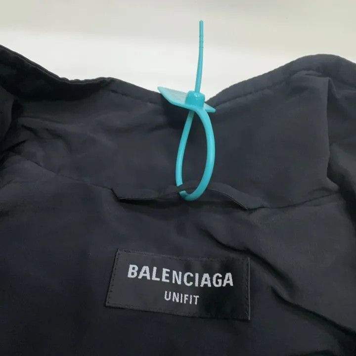 Balenciaga Balenciaga Black Logo Zip Sports Jacket 0079-2507 Size US M / EU 48-50 / 2 - 2 Thumbnail