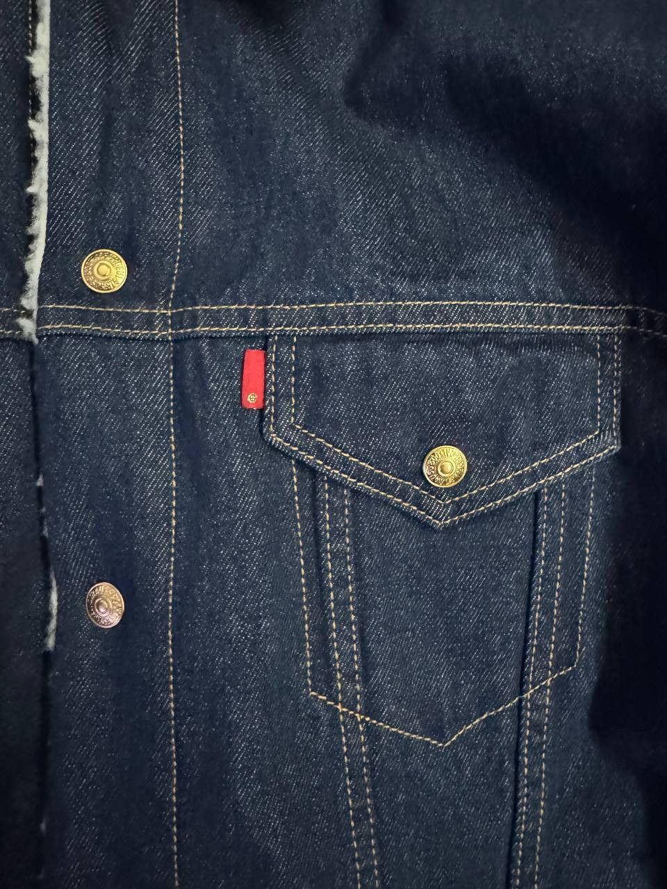 Levi's Levi’s Reversible Sherpa Denim Jacket w/ Patches Size US M / EU 48-50 / 2 - 4 Thumbnail