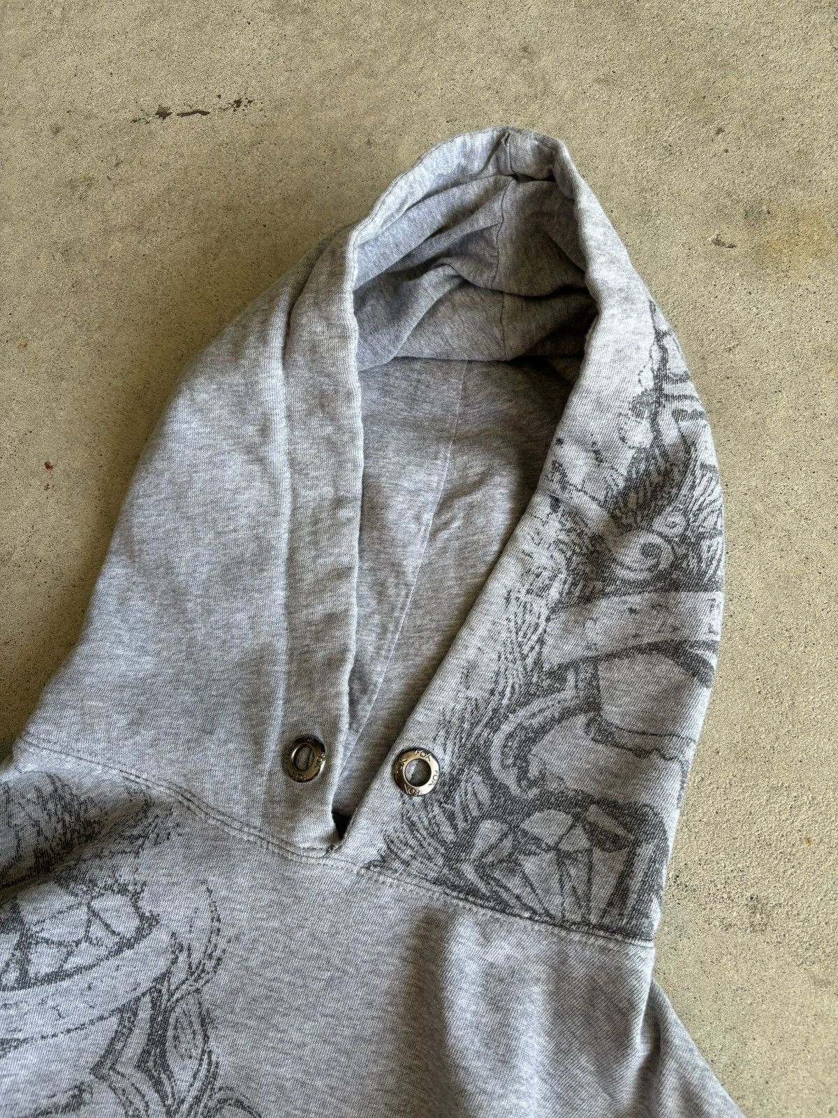 Fox Racing Vintage Y2K Fox Racing Subtle Logo Heather Grey Hoodie Size US S / EU 44-46 / 1 - 5 Thumbnail