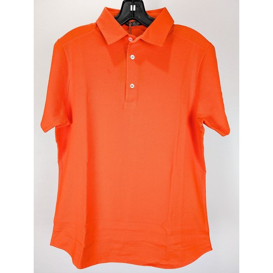 Loro Piana o1rshd1 MM Pique Dyed Polo Shirt in Orange Size US S / EU 44-46 / 1 - 3 Thumbnail