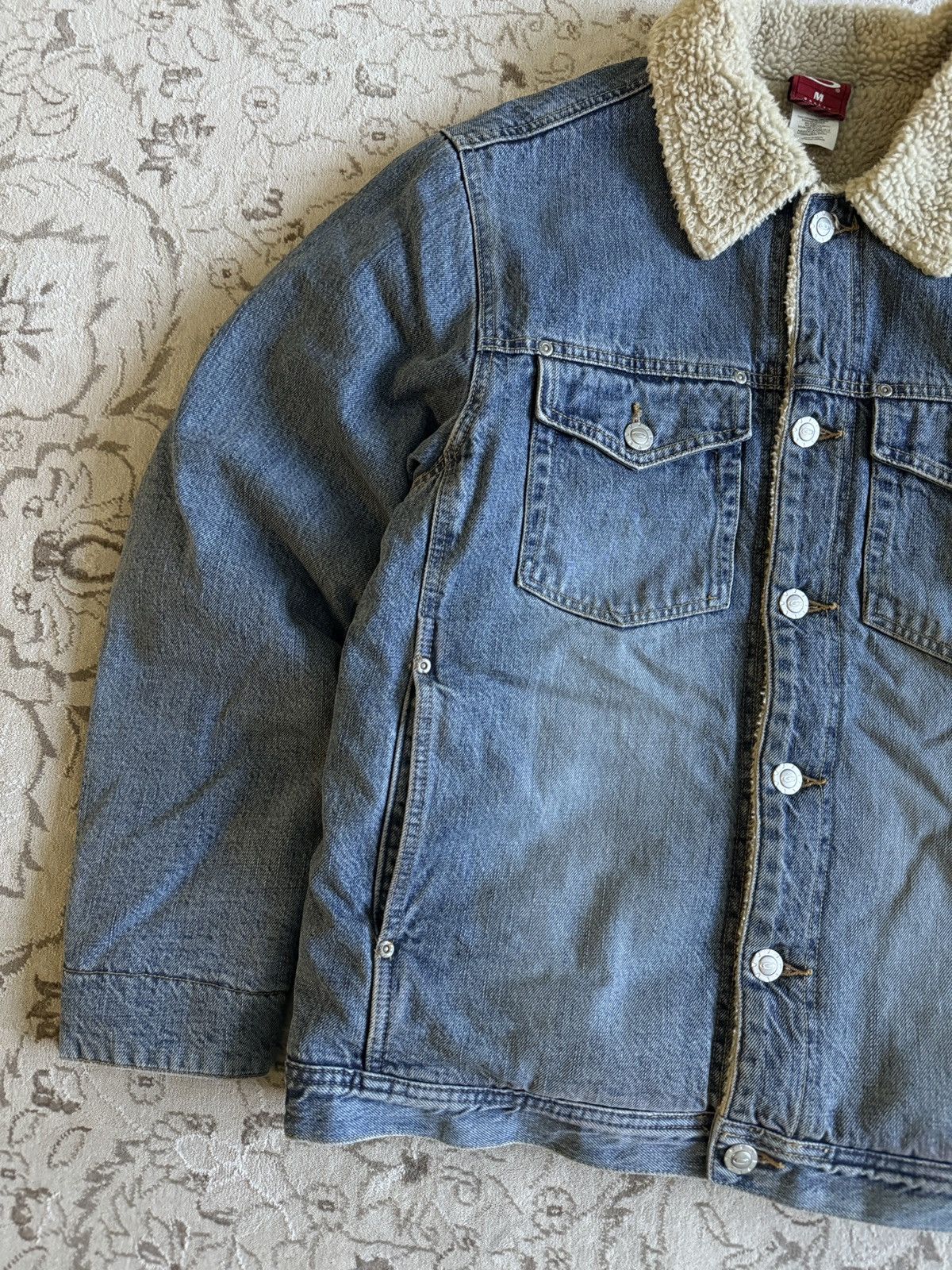Oakley Vintage 90s Oakley Denim Sherpa Jacket Streetwear Size US M / EU 48-50 / 2 - 4 Thumbnail