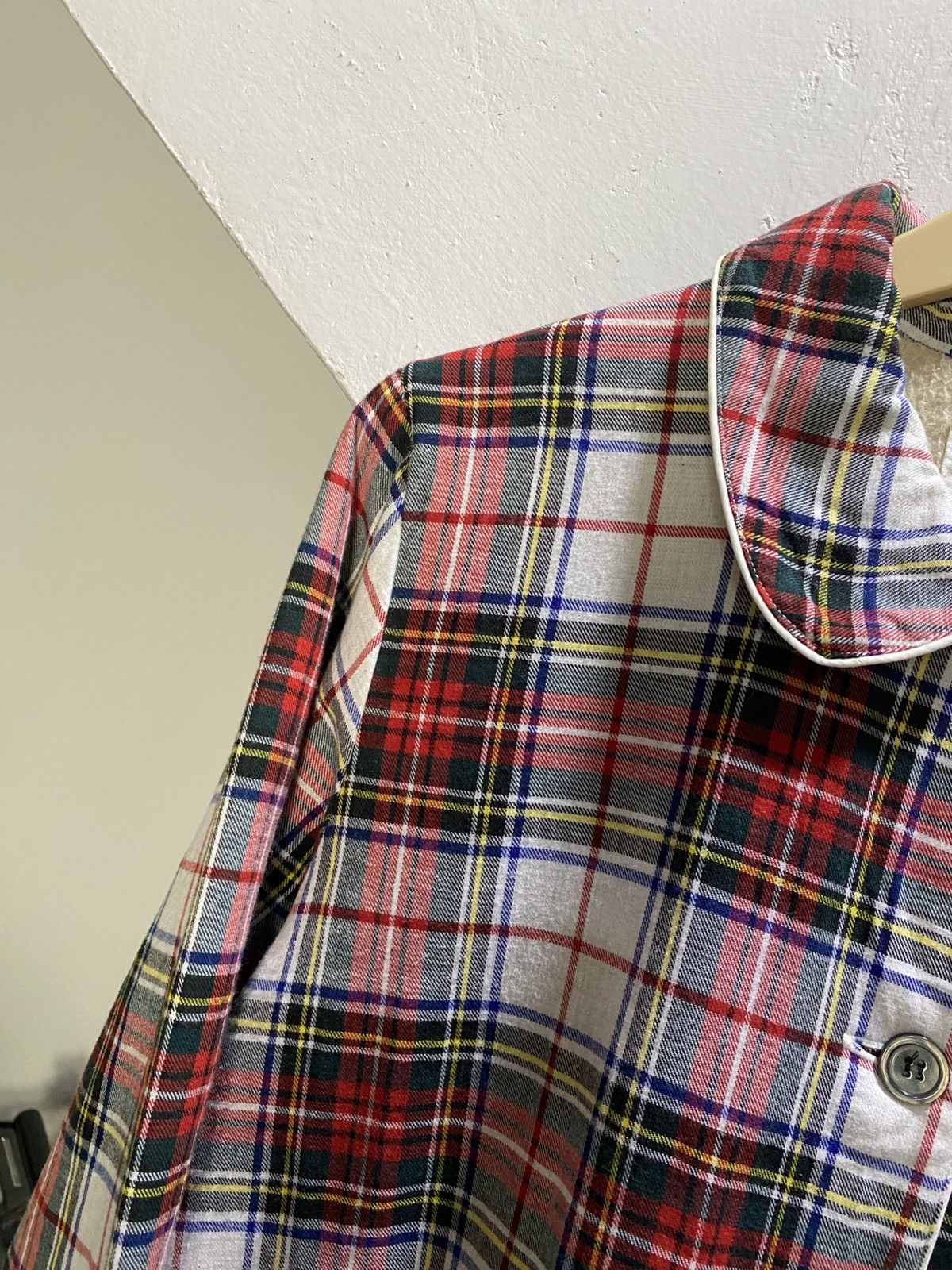 Issey Miyake Tsumori Chisato Sleep Plaid Cotton Flannel Night Size US M / EU 48-50 / 2 - 5 Thumbnail
