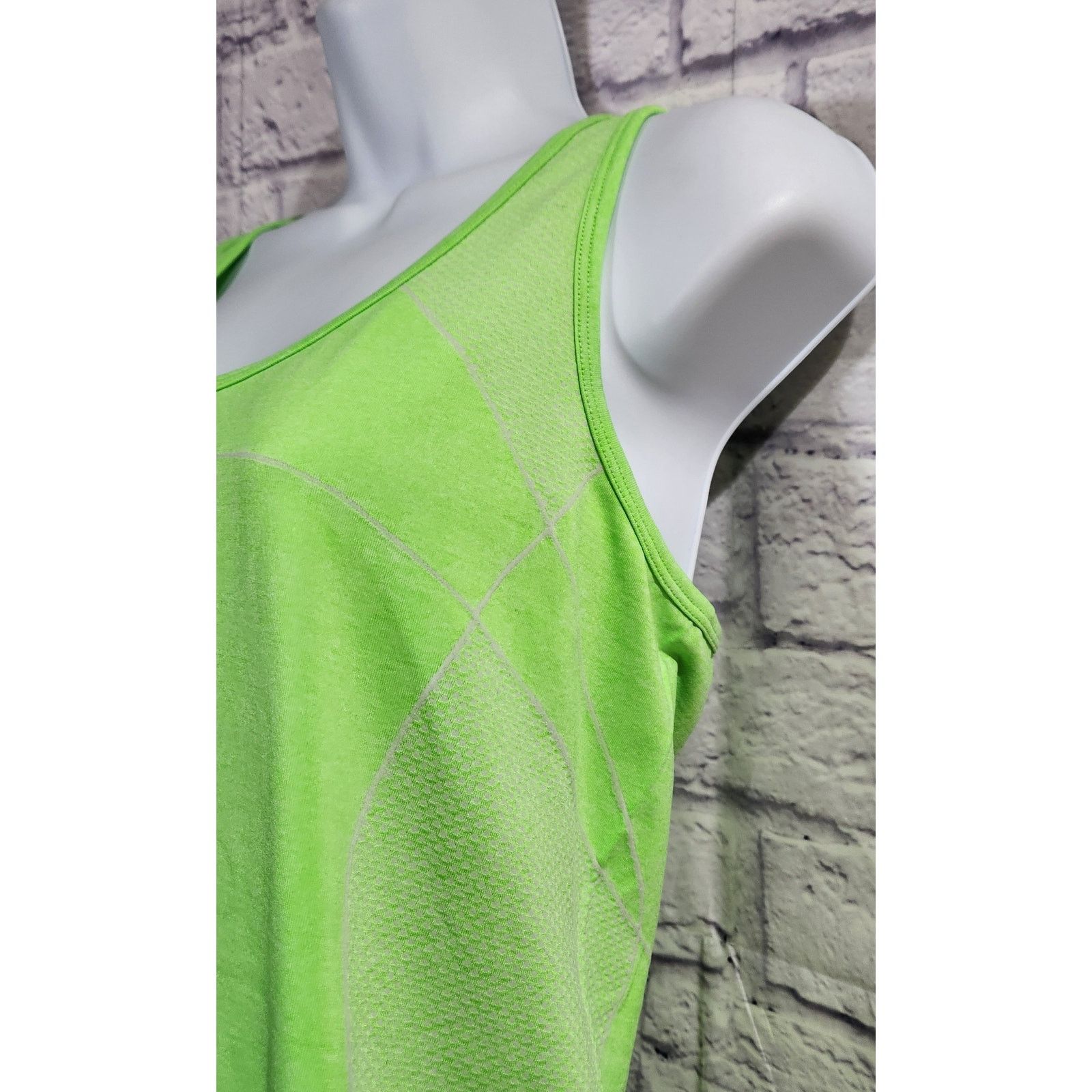 Other BCG Lime Green Racerback Round Neck Workout Tank Top XL Size XL / US 12-14 / IT 48-50 - 2 Thumbnail