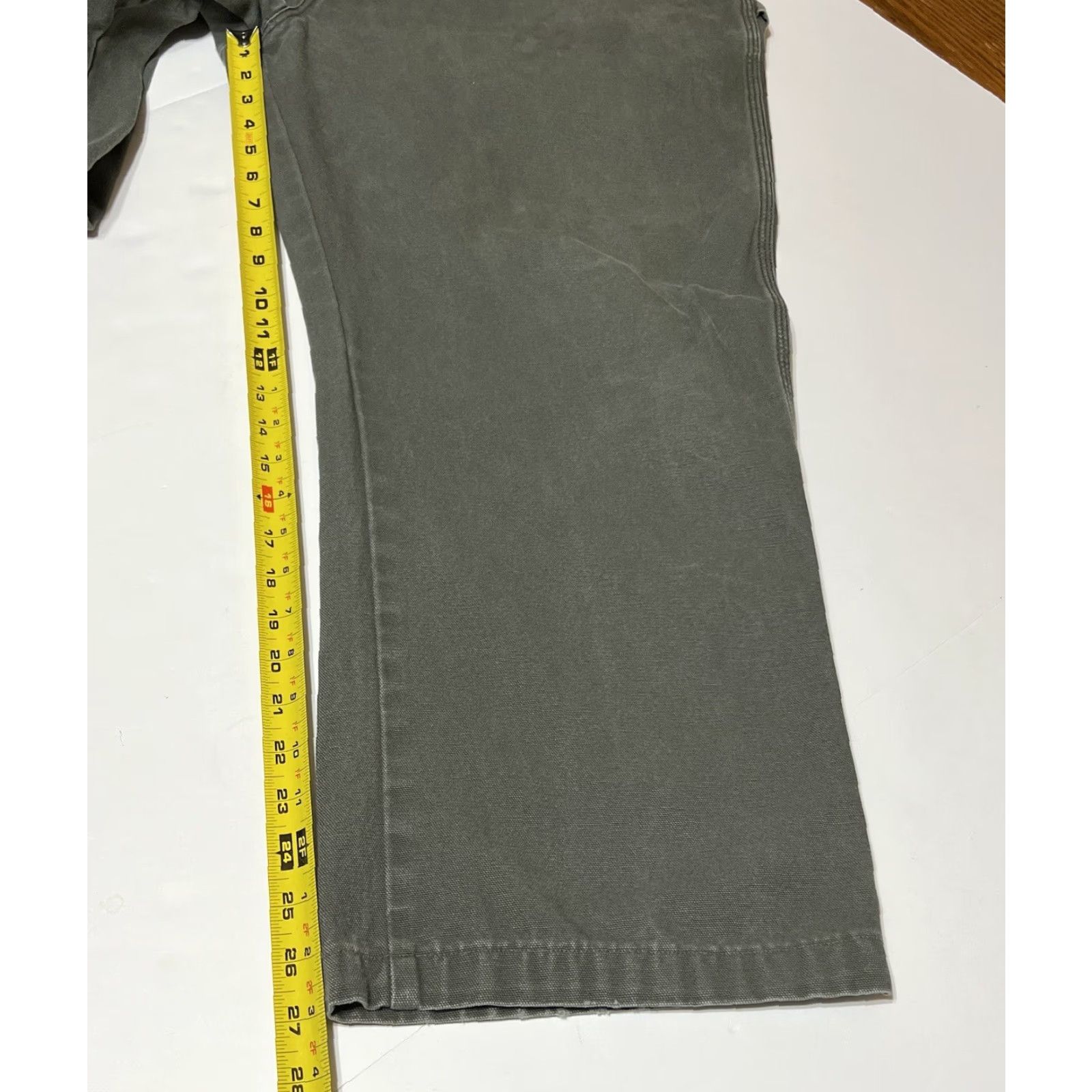 Dickies Dickies Carpenter Pants Green Canvas Workwear Mens Tag 42x30 Measure 42x27 Stain Size US 42 / EU 58 - 5 Thumbnail