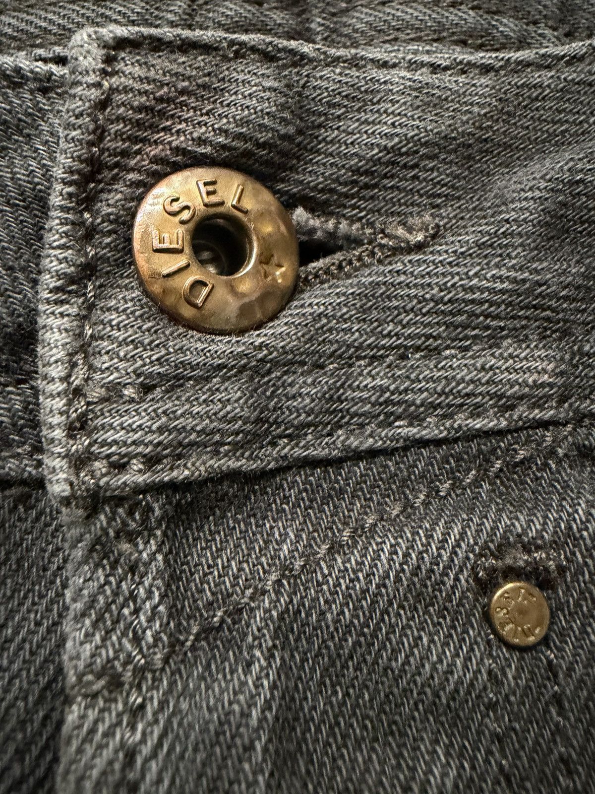 Diesel Diesel - Safado Straight Jeans Wash 008QU Grey Size US 31 - 4 Thumbnail