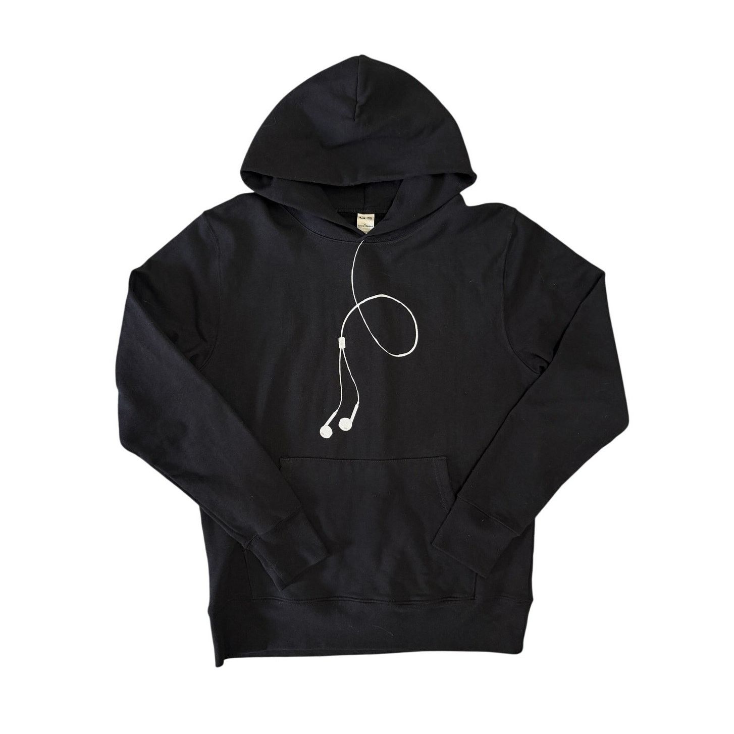 General Standard Headphones Heavyweight Black Hoodie