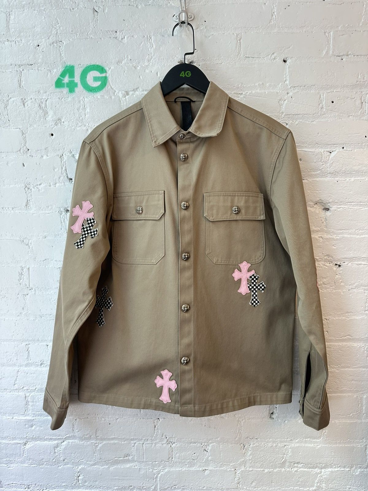 Chrome Hearts CHROME HEARTS PATCHED WORK DOG JACKET Size US L / EU 52-54 / 3 - 3 Thumbnail