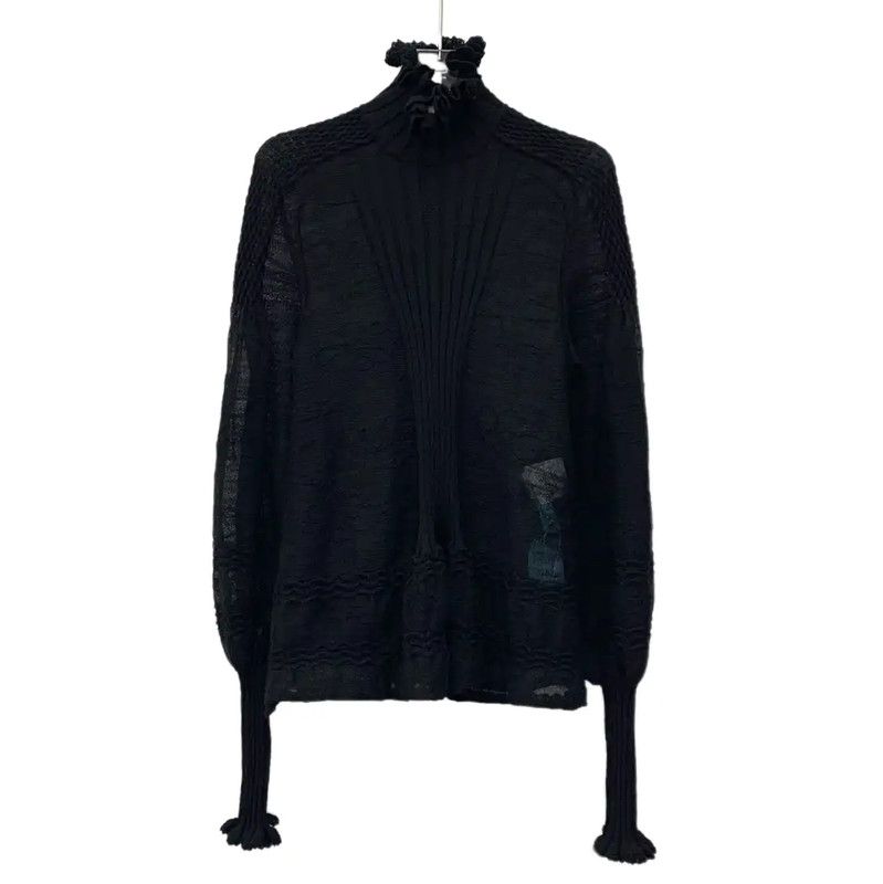 Chanel Chanel Black Wool Pullover Sweater XS 0089 Size XS / US 0-2 / IT 36-38 - 1 Thumbnail