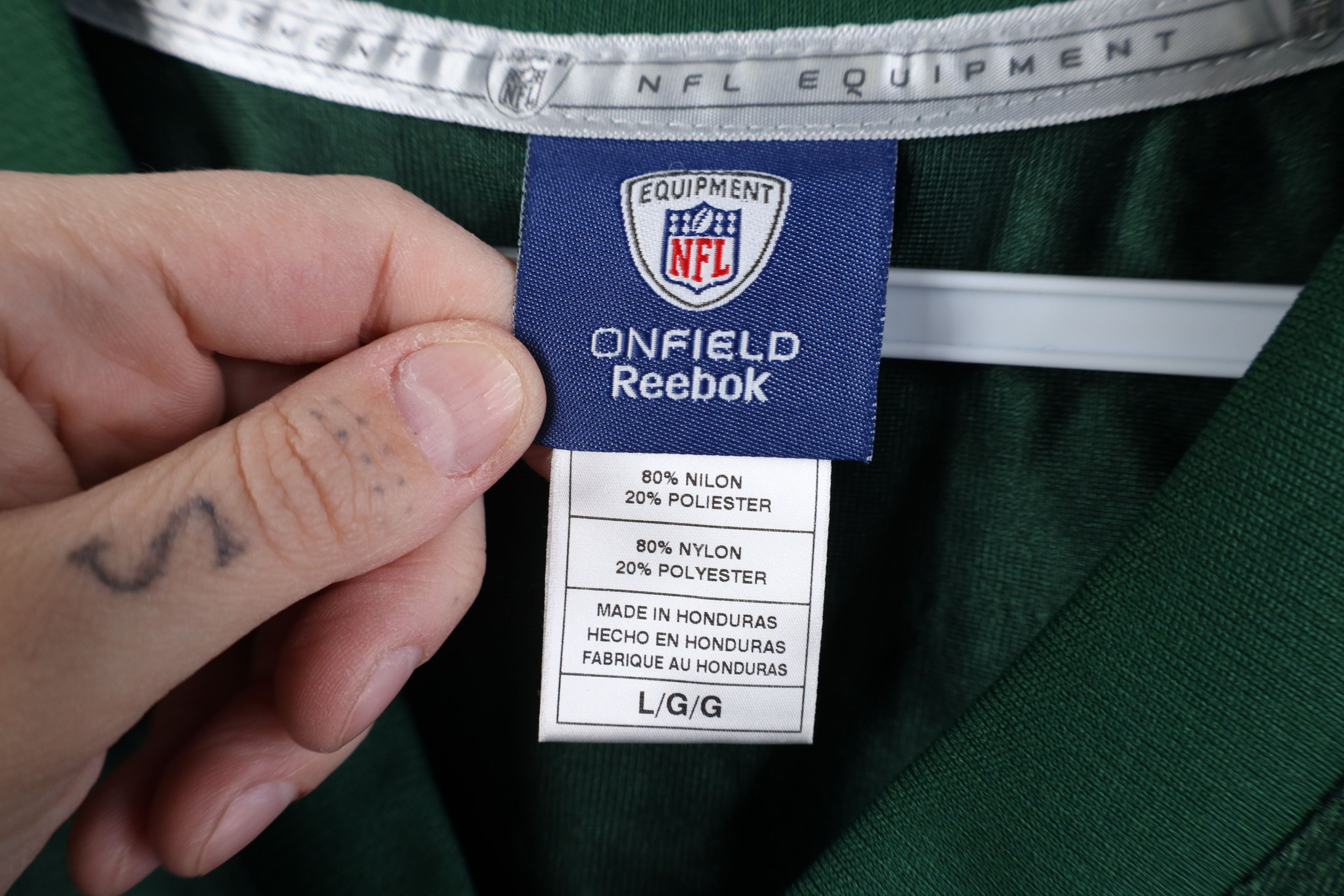 Reebok Vintage Reebok On Field New York Jets Football Jersey #4 Size US L / EU 52-54 / 3 - 13 Thumbnail