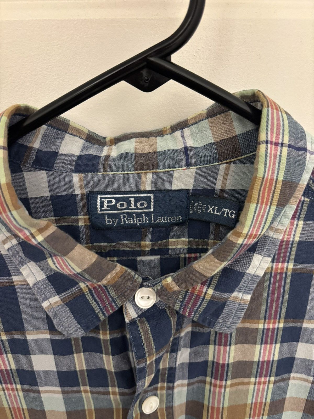 Polo Ralph Lauren Polo Madras Workshirt Size US XL / EU 56 / 4 - 5 Thumbnail