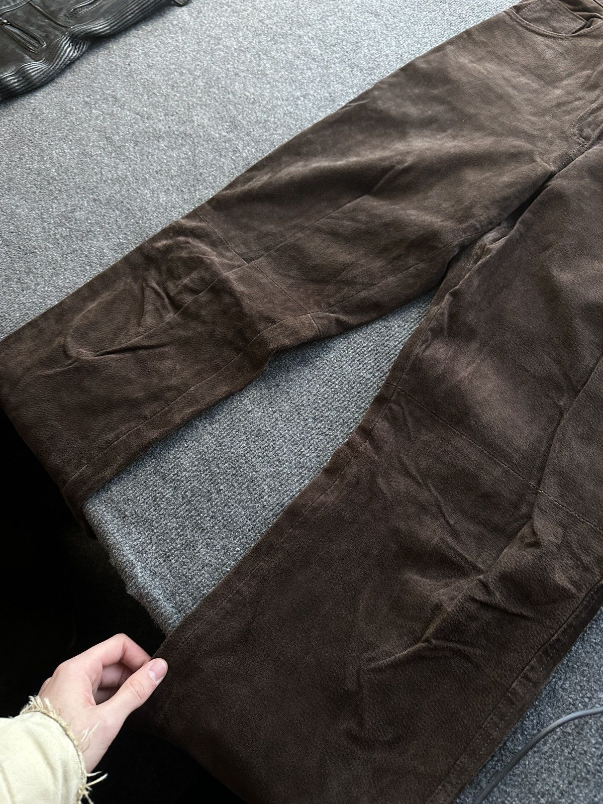 Other IXS 🚨GRAIL MEN LEATHER PANTS Y2K WESTERN MOTORCYCLE Size US 30 / EU 46 - 4 Thumbnail