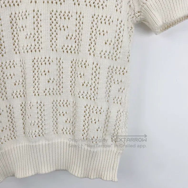 Fendi Fendi Double F full-print logo hollowed-out knitted short- Size XXS / US 00 / IT 34 - 5 Thumbnail