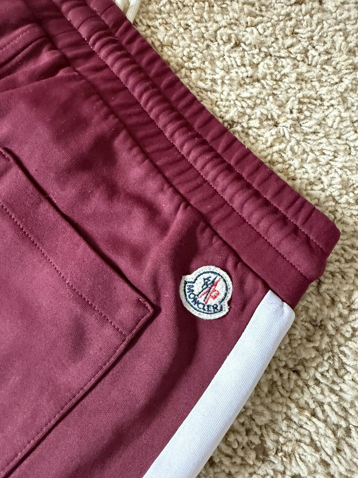 Moncler Moncler Red Sweatpants Size US 31 - 3 Thumbnail