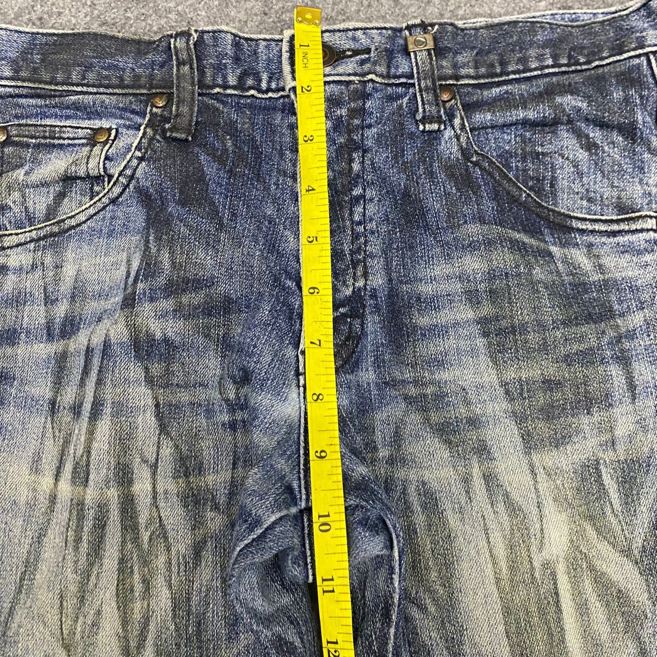 Morgan Homme Vintage Morgan Homme Slim Fit Distressed Denim Size US 31 - 7 Thumbnail