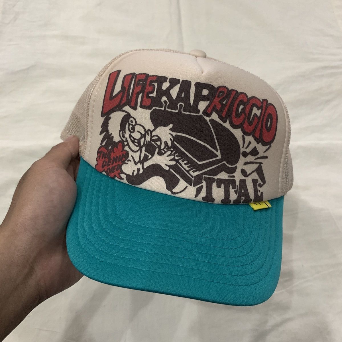 Kapital kapital life kapriccio trucker cap Size ONE SIZE - 1 Thumbnail