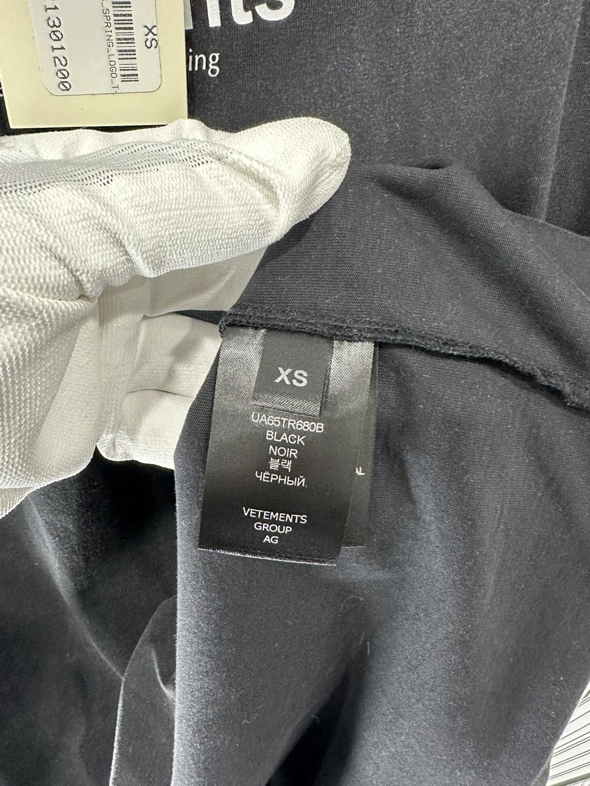 Vetements Vetements Spring Water Tee Black Xs Size US XS / EU 42 / 0 - 10 Thumbnail