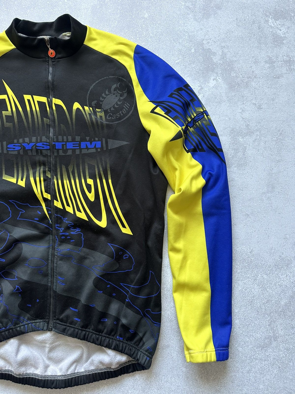 Vintage CASTELLI ENERGY SYSTEM Windstopper Cycling Jacket Bike Cycle Size US L / EU 52-54 / 3 - 2 Thumbnail
