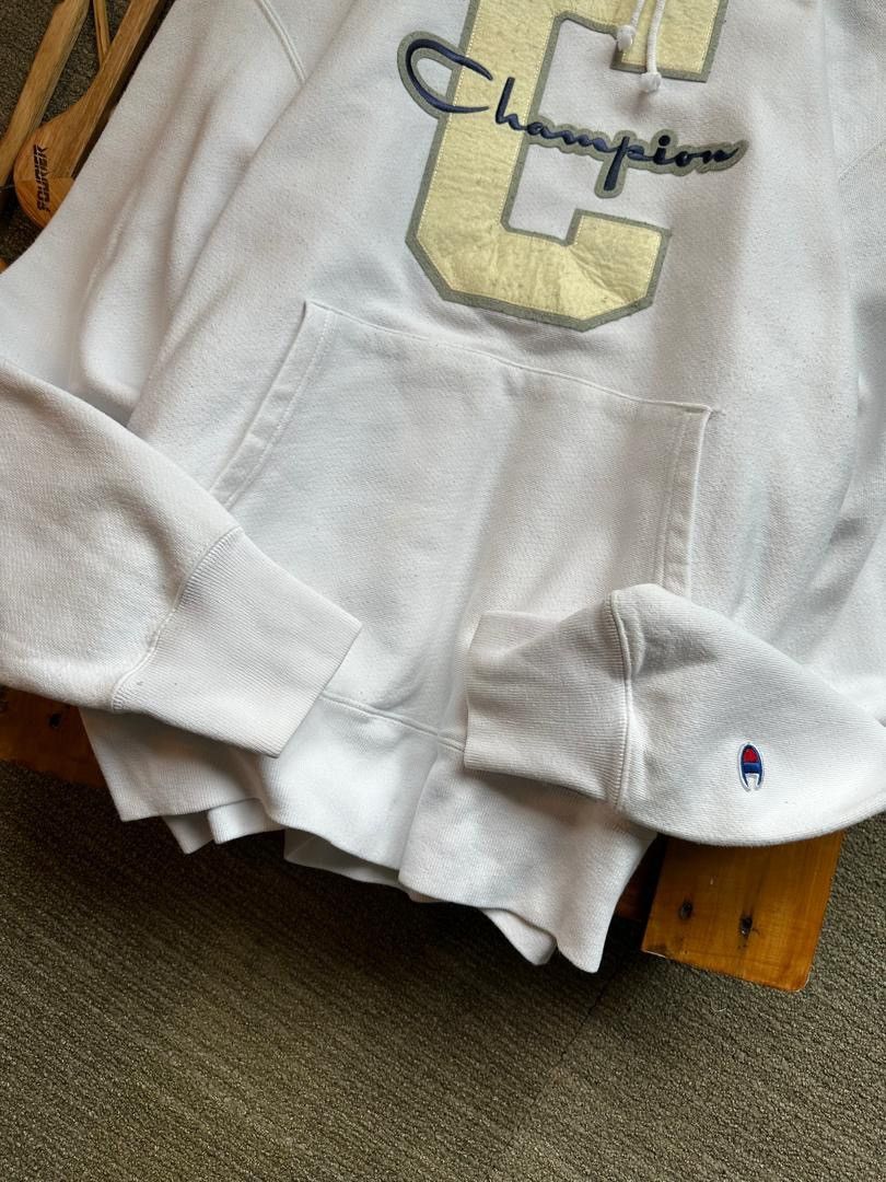 Champion CHAMPION REVERSE WEAVE EMBROIDERY BIG LOGO HOODIE Size US XL / EU 56 / 4 - 2 Thumbnail