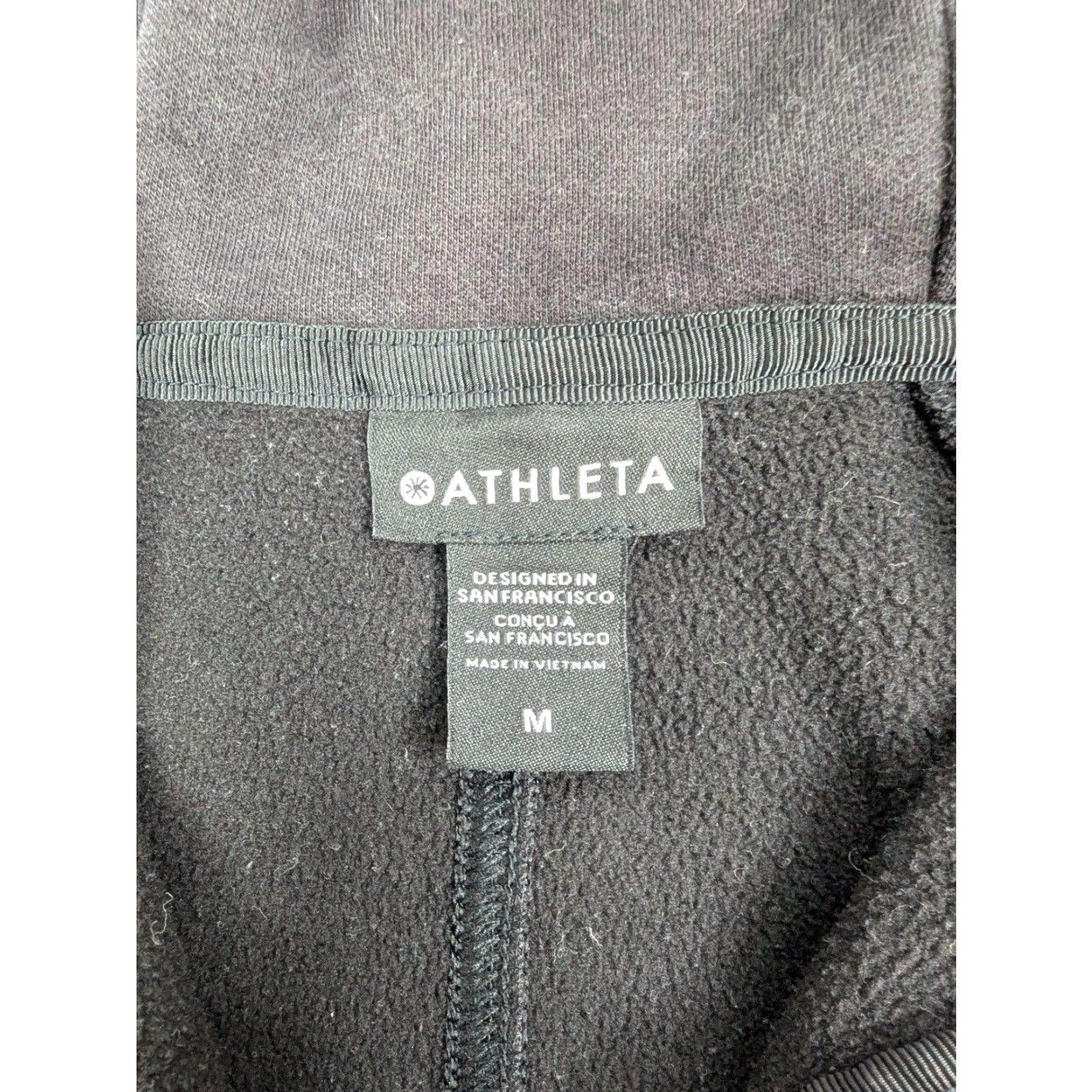 Athleta ATHLETA On My Way Triumph Hoodie Jacket Full-Zip in Black Size Medium 798347 Size M / US 6-8 / IT 42-44 - 7 Thumbnail
