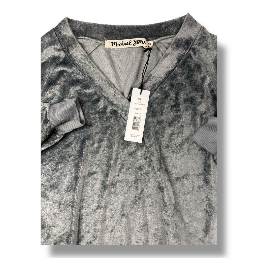 Michael Stars Michael Stars Velour Silver Cinder Grey Size Extra Small Size XS / US 0-2 / IT 36-38 - 3 Thumbnail
