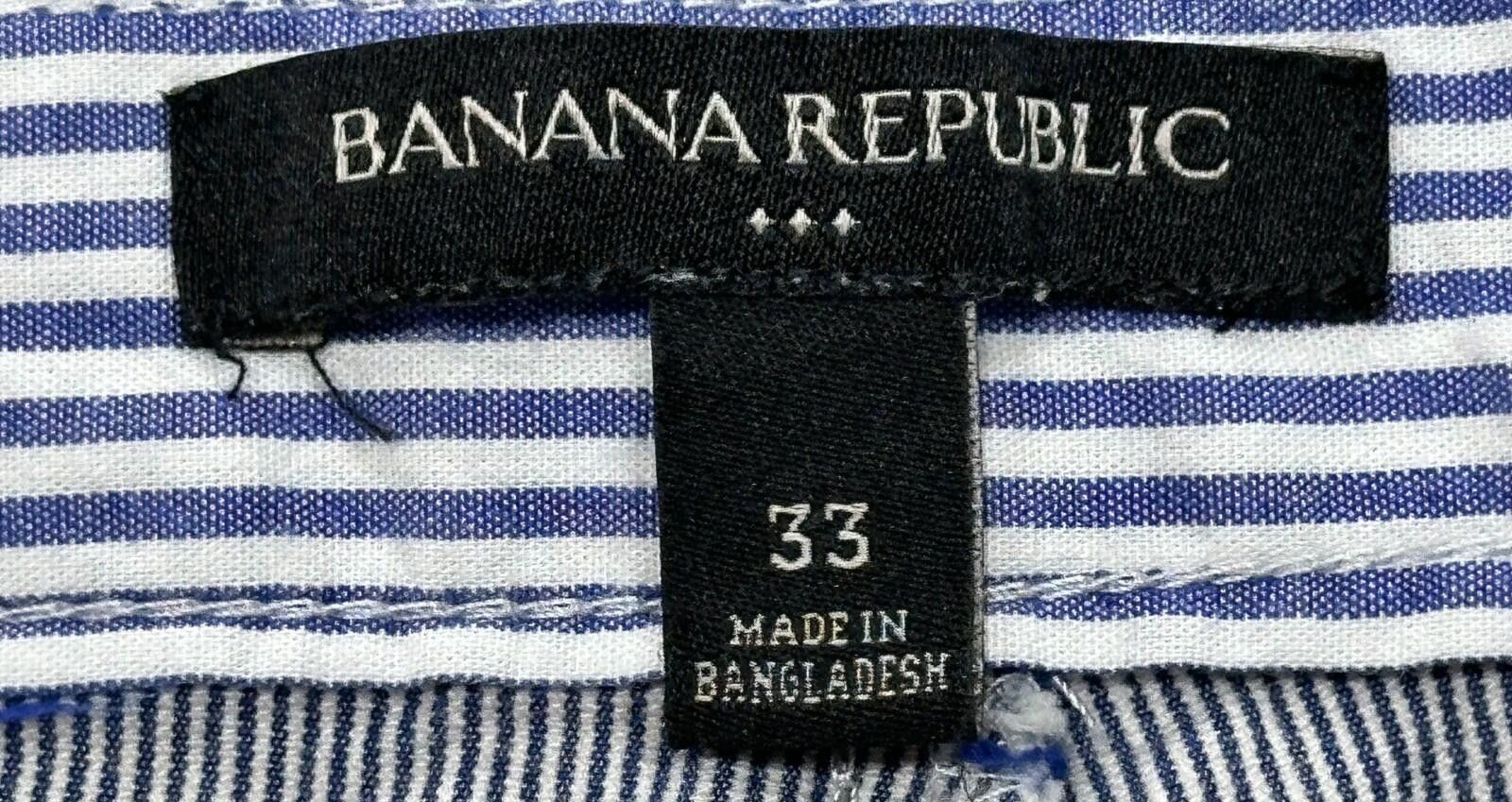 Gap Banana Republic Flat Cotton Marlin Chino Shorts Gray Mens 33 Size US 38 / EU 54 - 8 Thumbnail