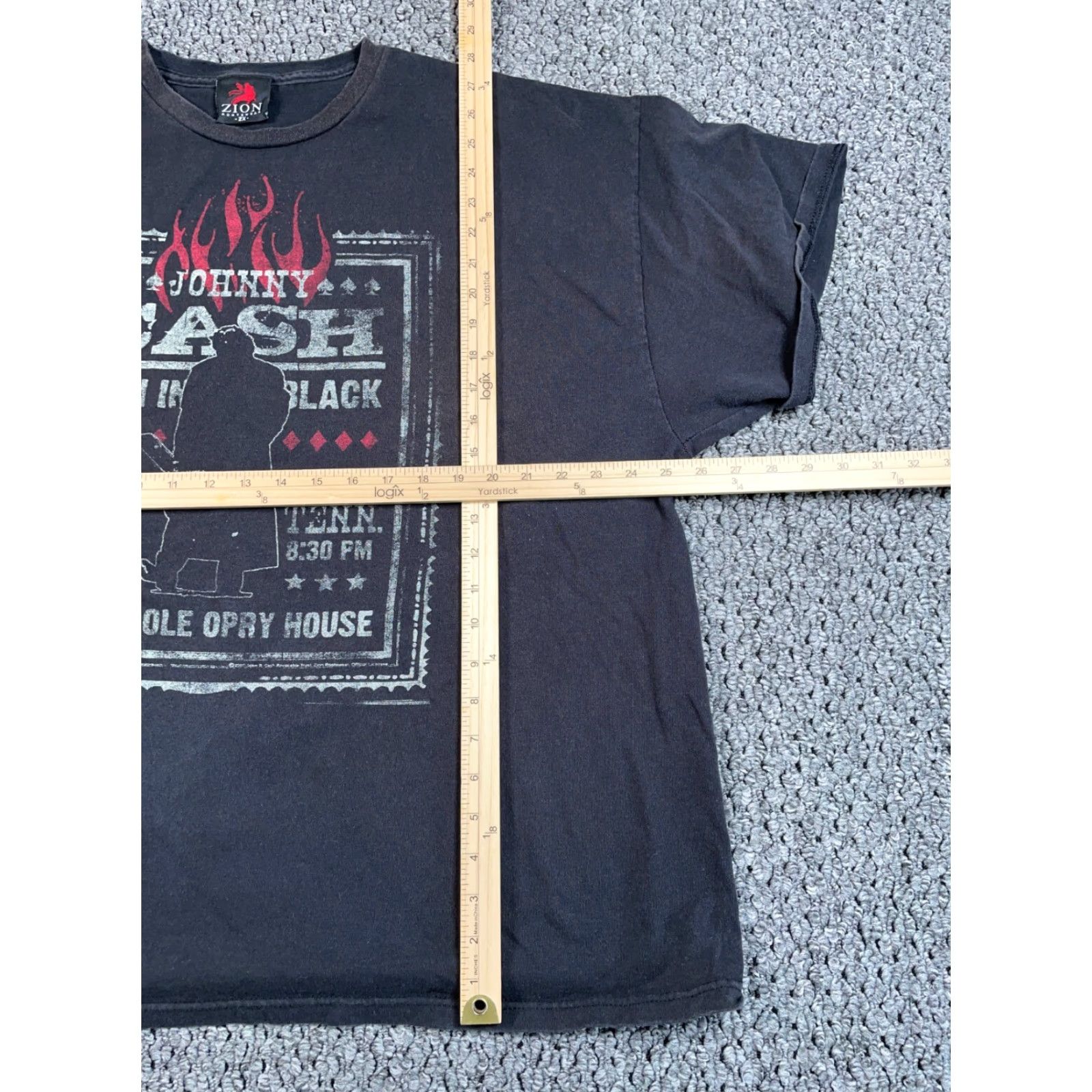 Vintage Zion Johnny Cash T-Shirt 2XL Adult Black Grand Ole Opry House 2007 Print Size US XXL / EU 58 / 5 - 5 Thumbnail
