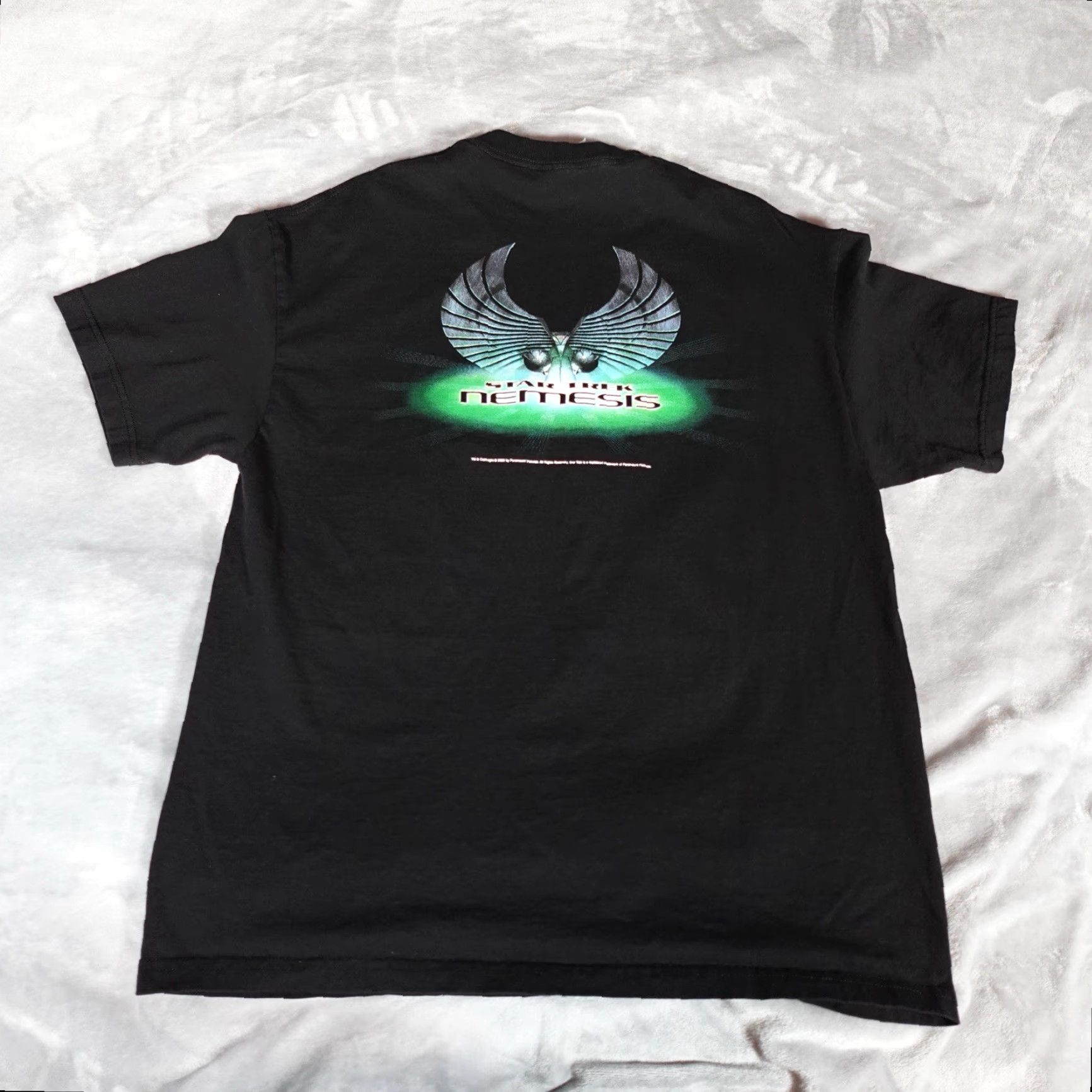 Vintage VINTAGE Star Trek Nemesis Movie Promo T-Shirt Men XL Slim Fit Black Graphic Print 2002 Y2K Size US XL / EU 56 / 4 - 2 Thumbnail