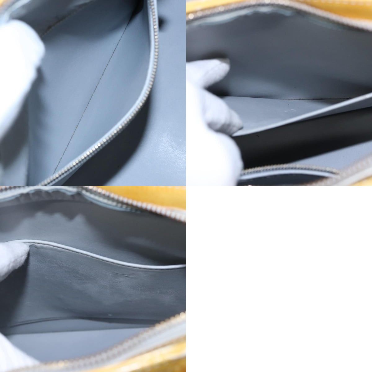 Louis Vuitton LOUIS VUITTON Monogram Vernis Houston Hand Bag Gris M91053 Size ONE SIZE - 13 Thumbnail