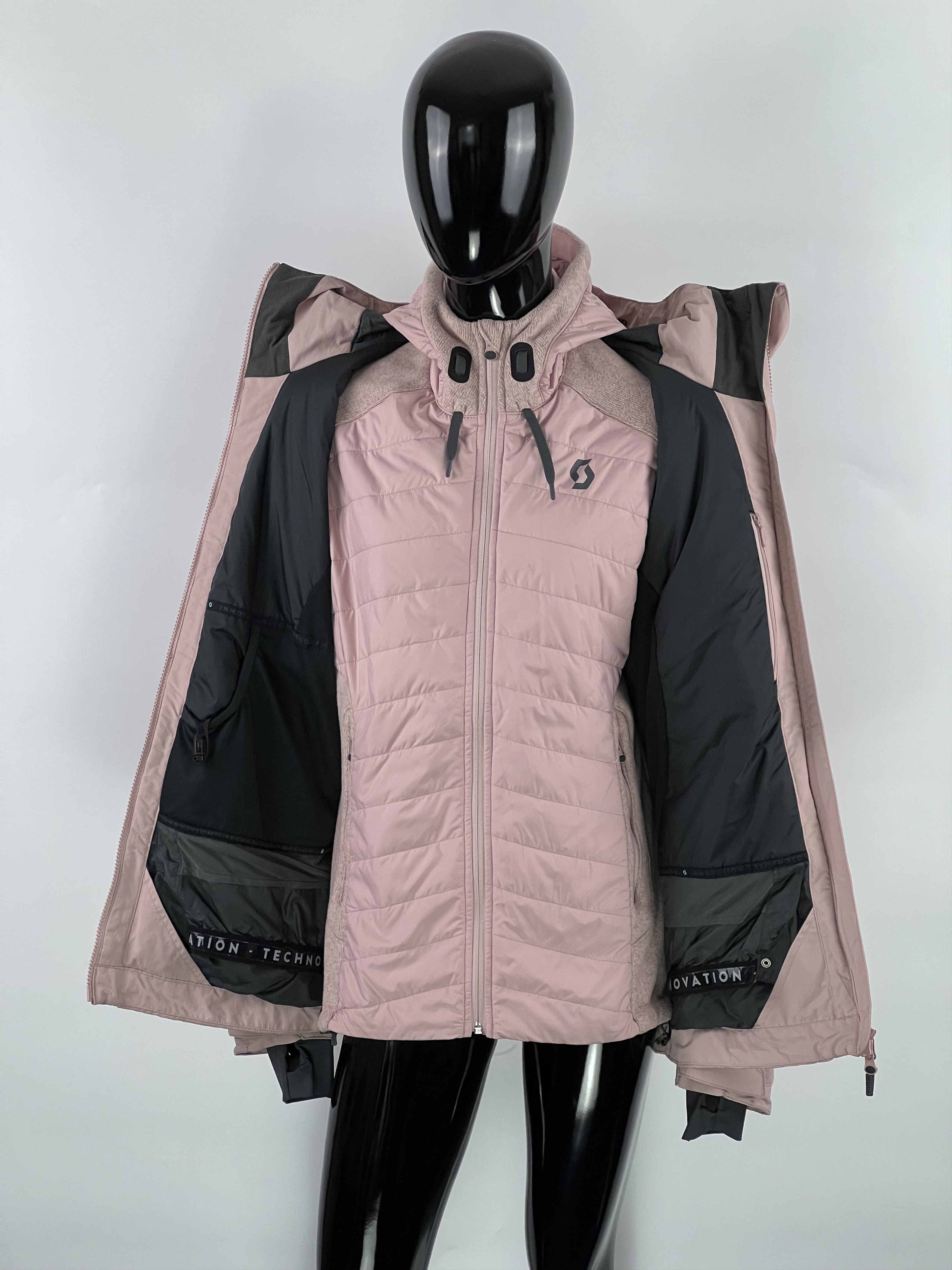Other Scott Women's 3 in 1 Hooded Ski Jacket Size L Size L / US 10 / IT 46 - 2 Thumbnail