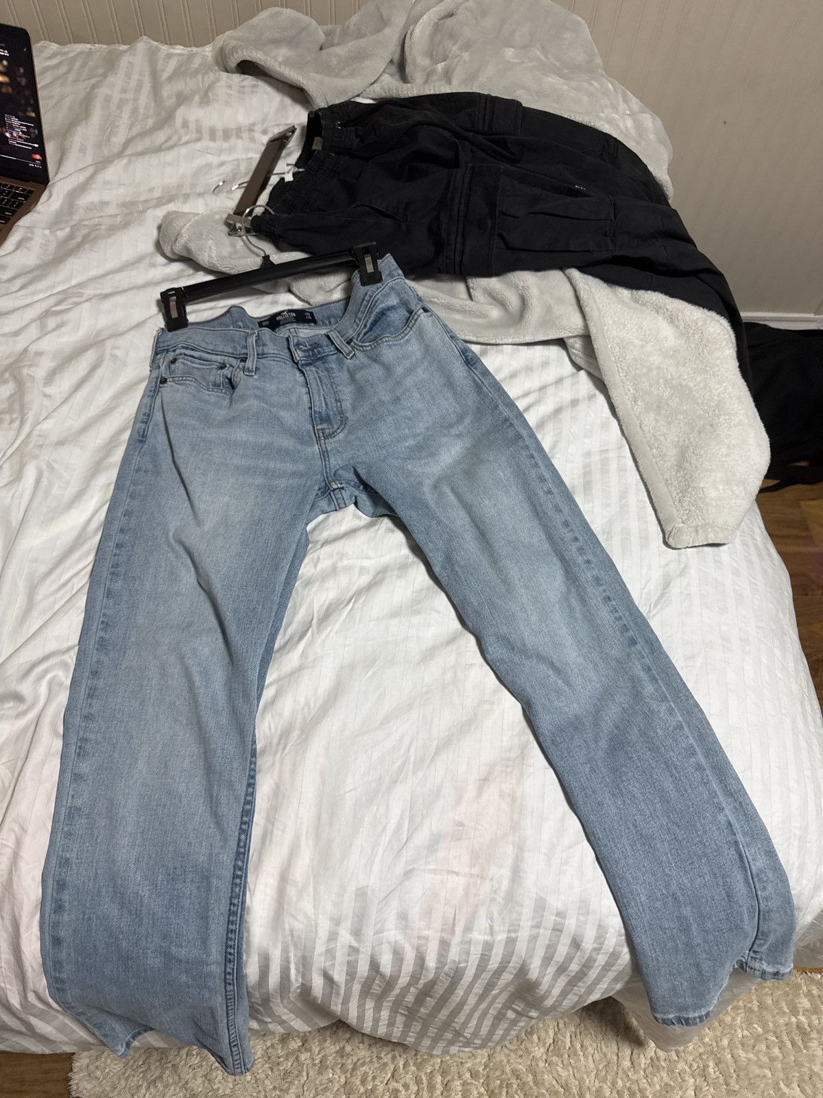 Other Slim Straight 29W/30L Light Blue Denim Jeans Size US 30 / EU 46 - 1 Thumbnail