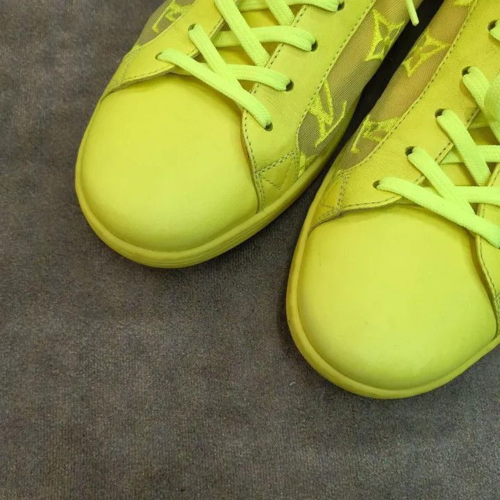Other Louis Vuitton Yellow Tattoo Low-Top Sneakers -2508 Size US 10.5 / EU 43-44 - 7 Thumbnail