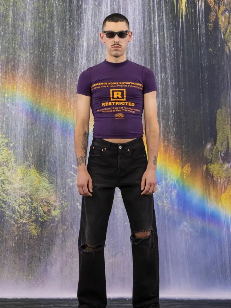 Vetements Vetements Sz S Vetements Runway Distressed Denim-2506 Size US 28 / EU 44 - 9 Thumbnail