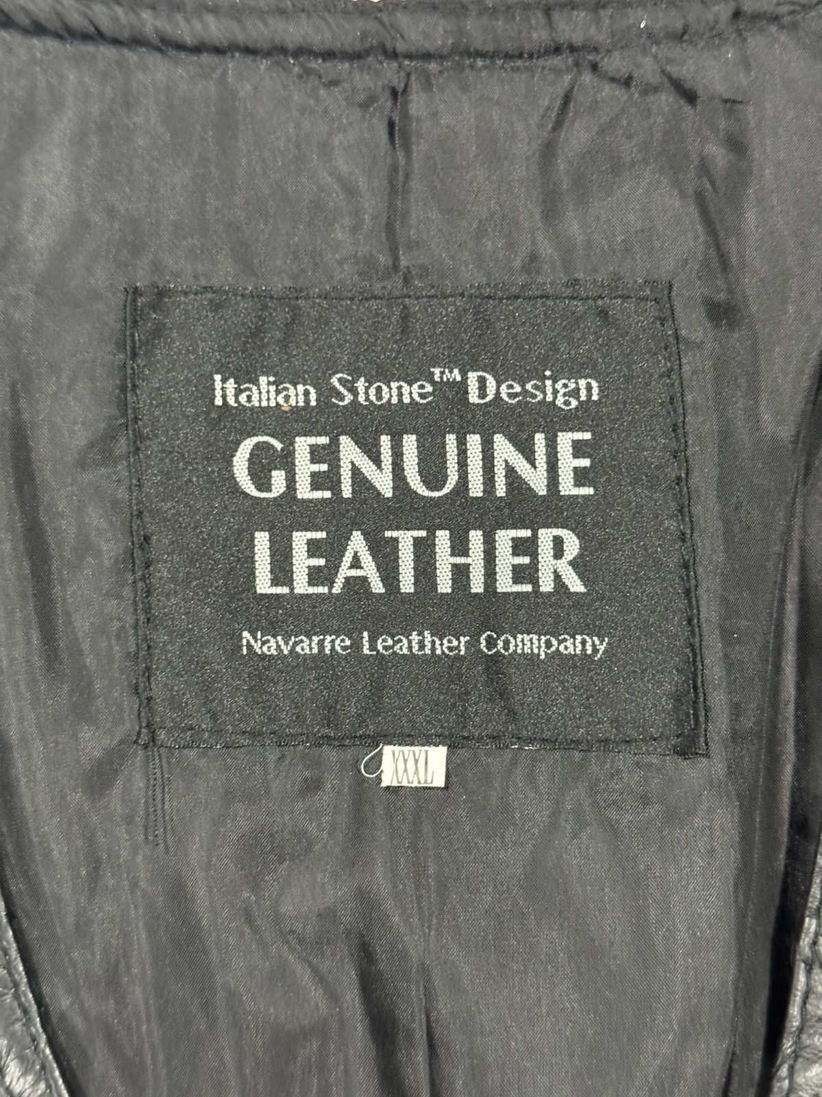 Vintage 1990s Vintage Navarre Leather Company Leather Vest XXXL Size US XXL / EU 58 / 5 - 9 Thumbnail