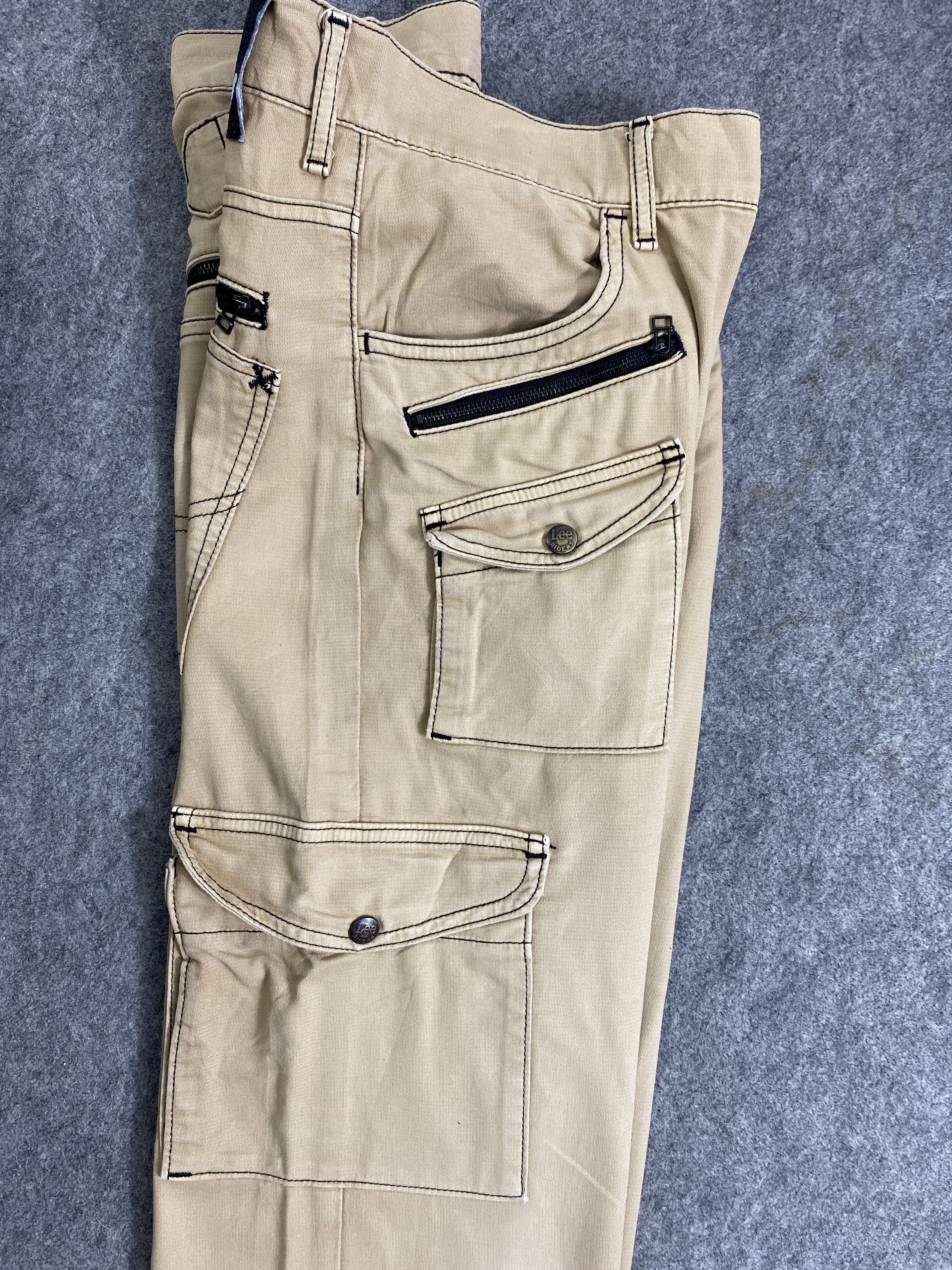 Japanese Brand Lee Cargo Multipocket Pants -CP256 Size US 36 / EU 52 - 3 Thumbnail